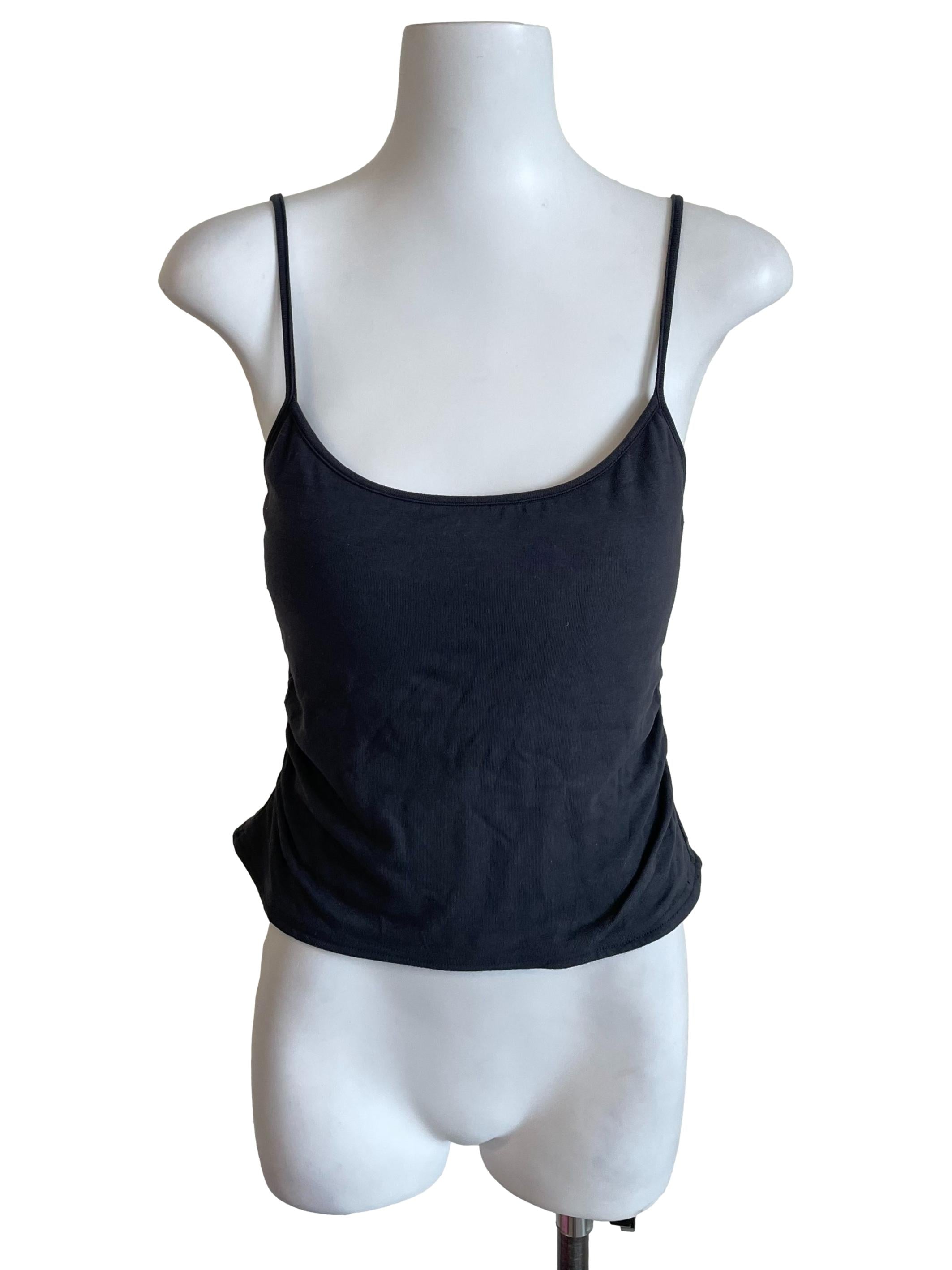 Shadow Grey Draped Camisole