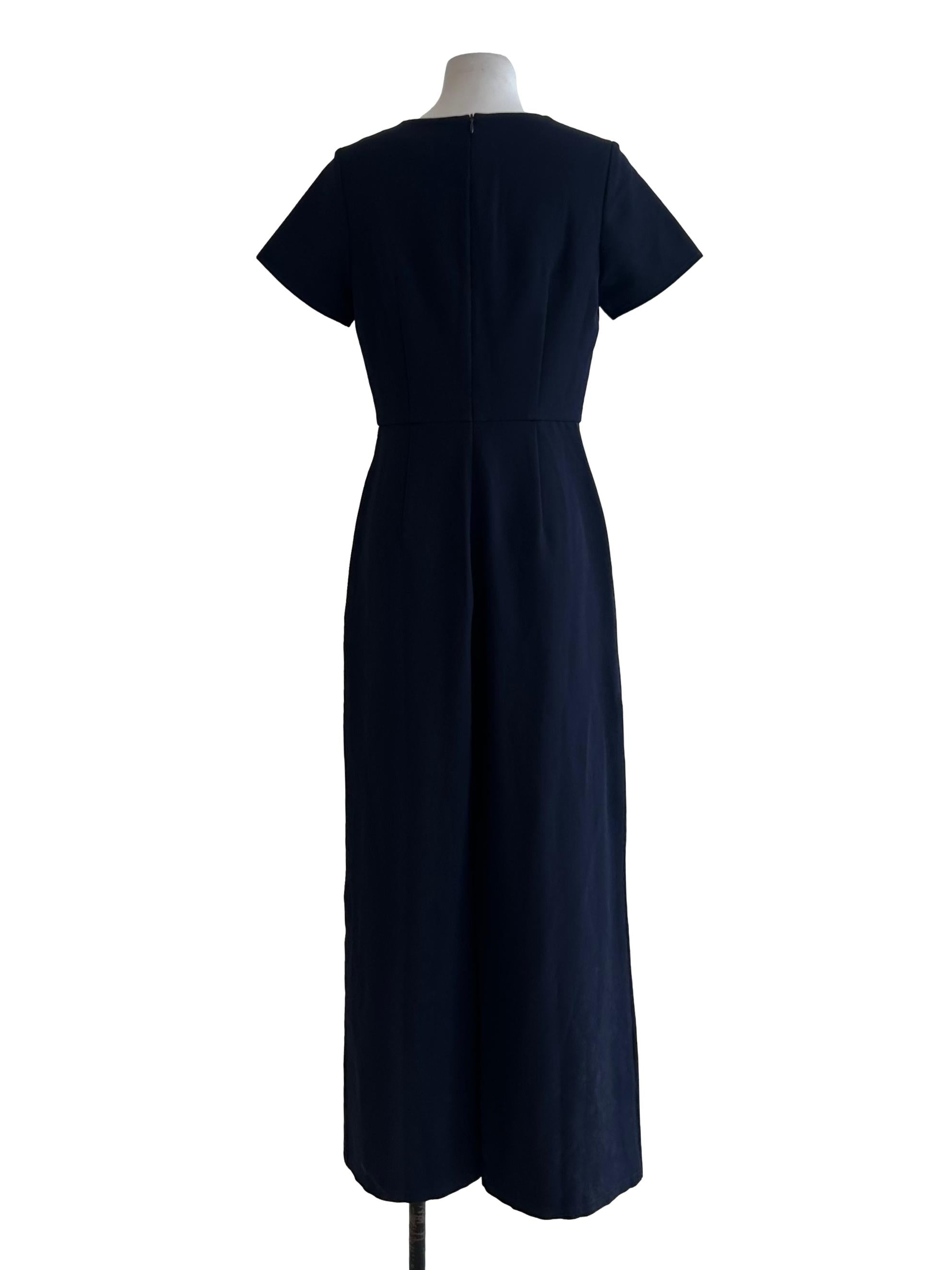 Indigo Blue Short Sleeve Jumpsuit LB