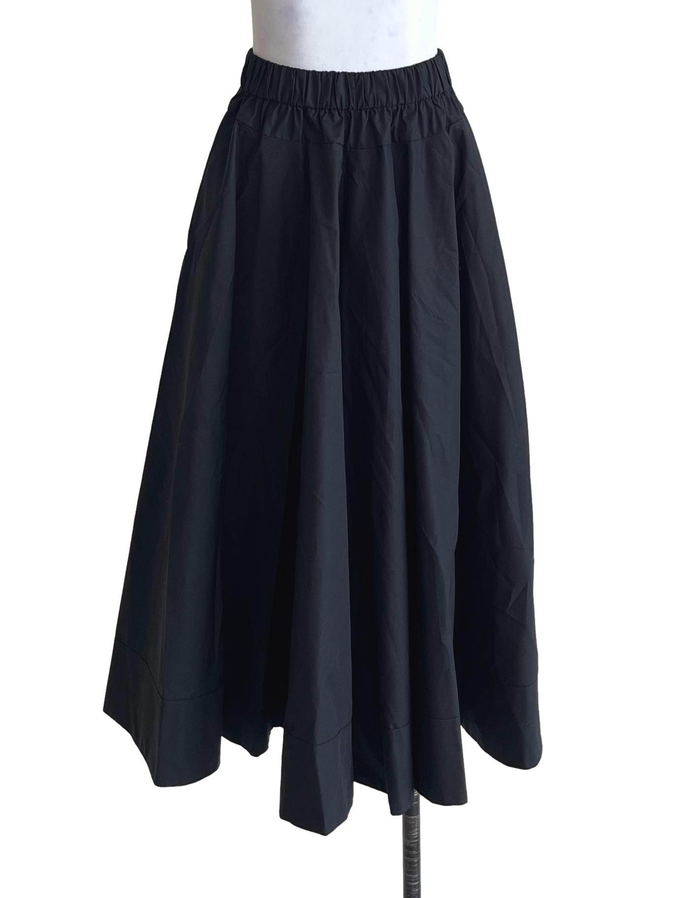 Jade Black Flowing Palazzo Pants