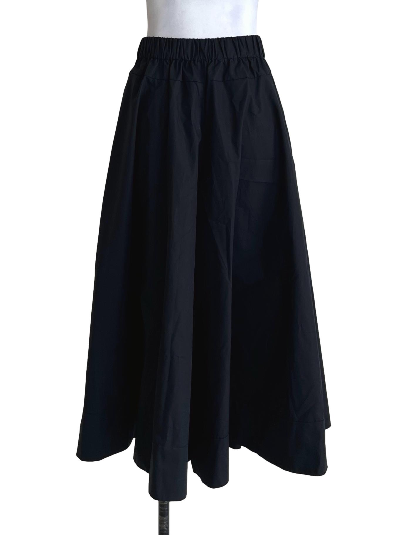 Jade Black Flowing Palazzo Pants
