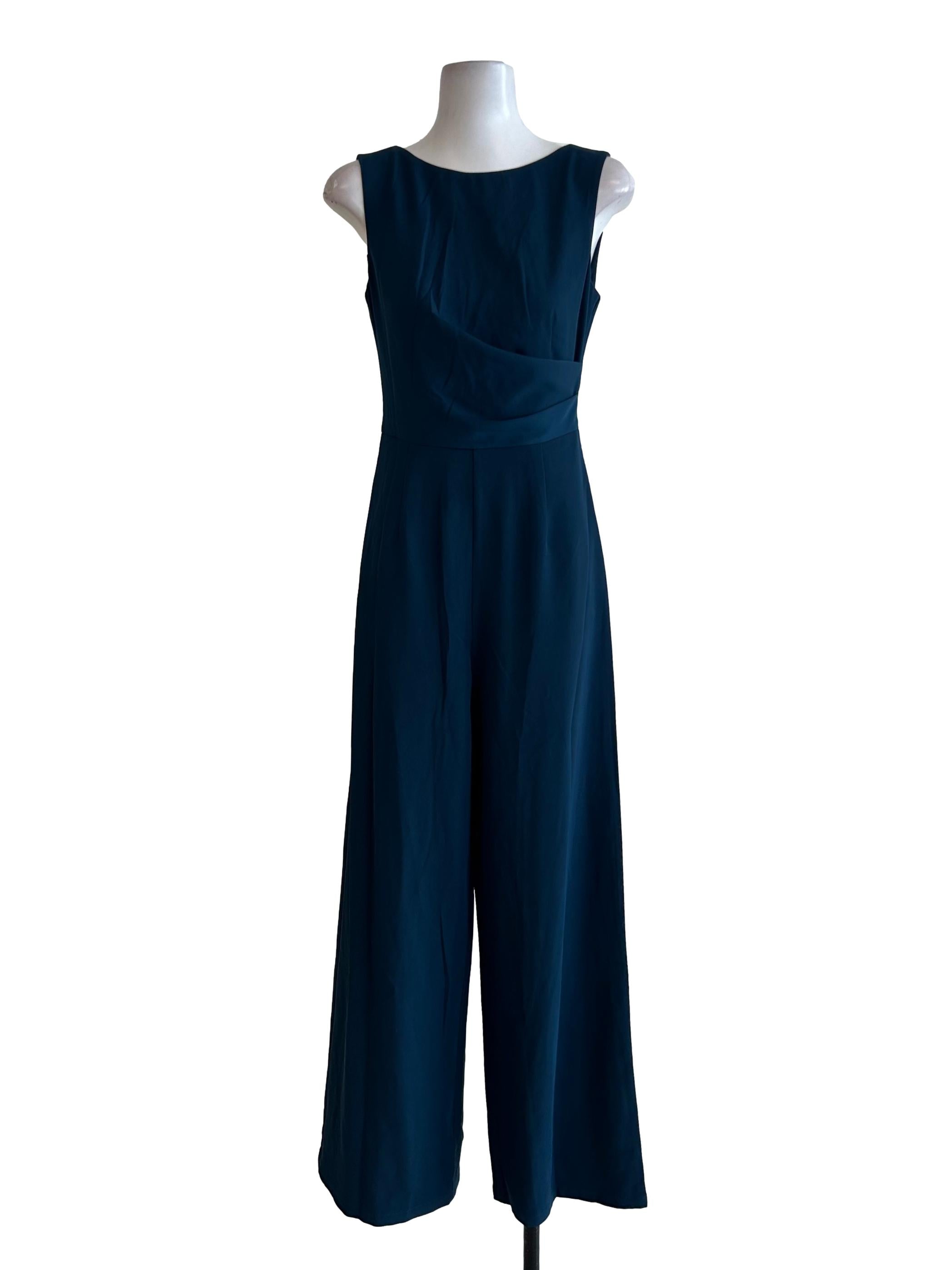 Peacock Blue Wide Leg Jumpsuit LB