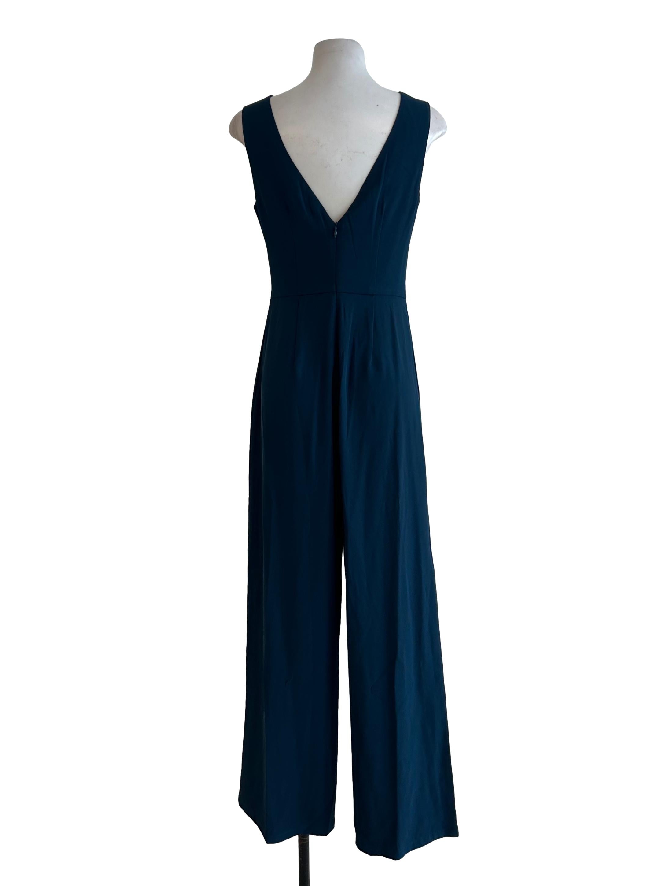 Peacock Blue Wide Leg Jumpsuit LB