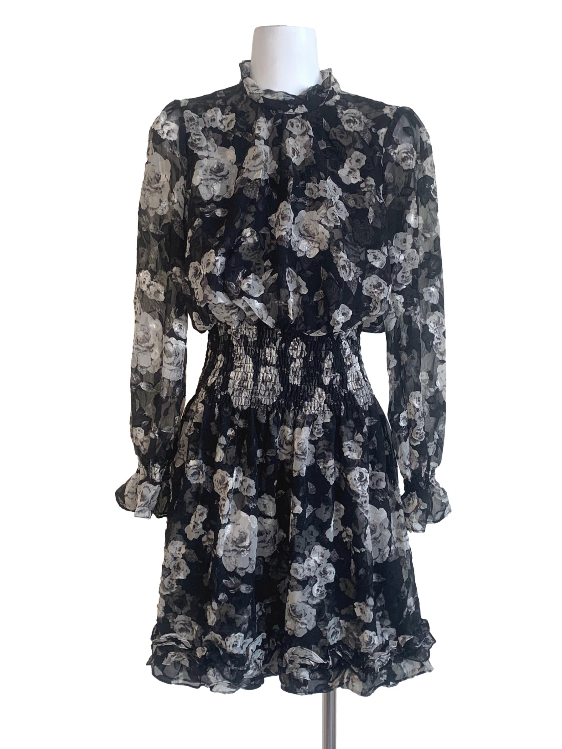Black Floral Dress