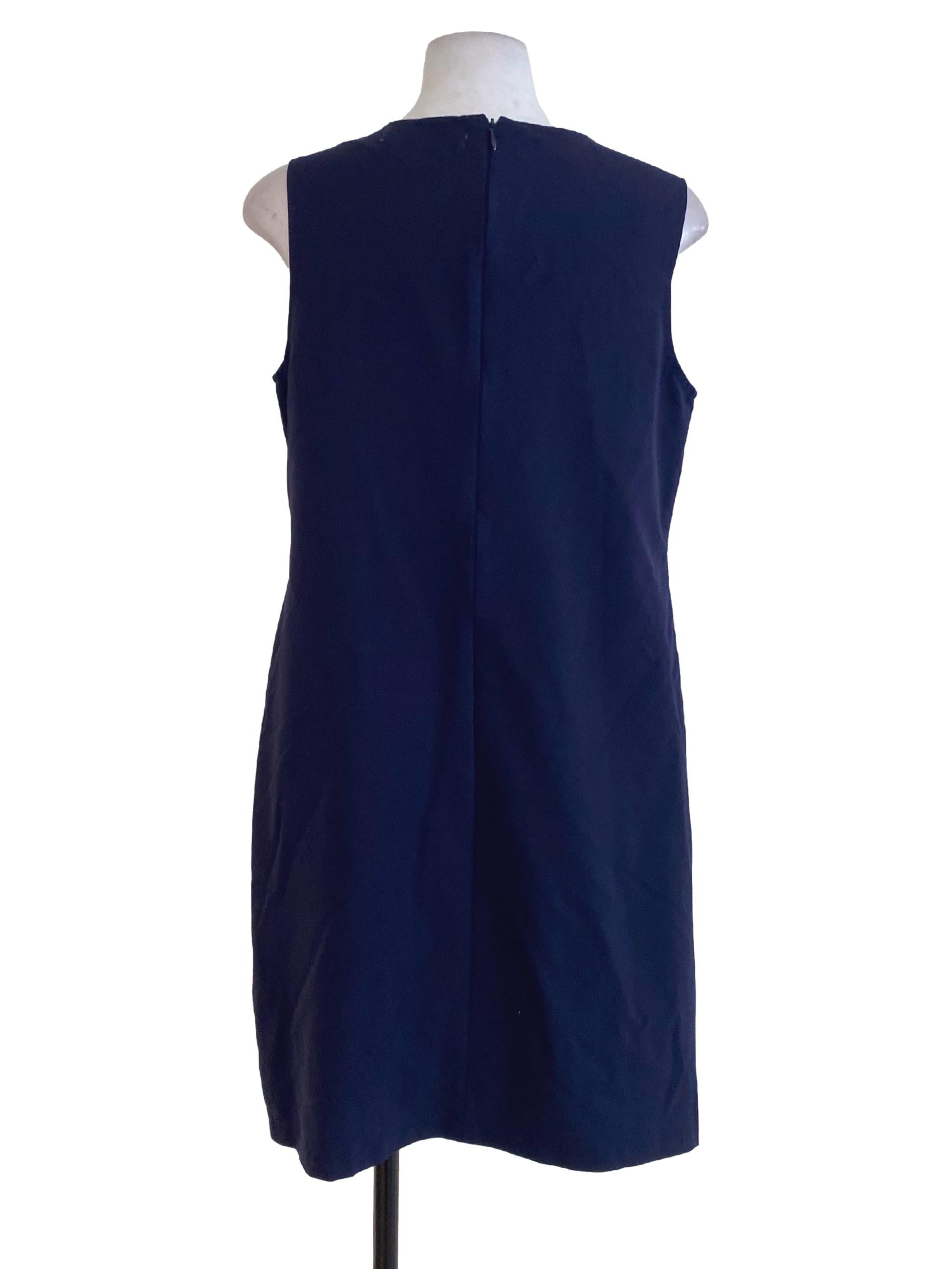 Love & Bravery Navy Blue Flapped Dress | REFASH