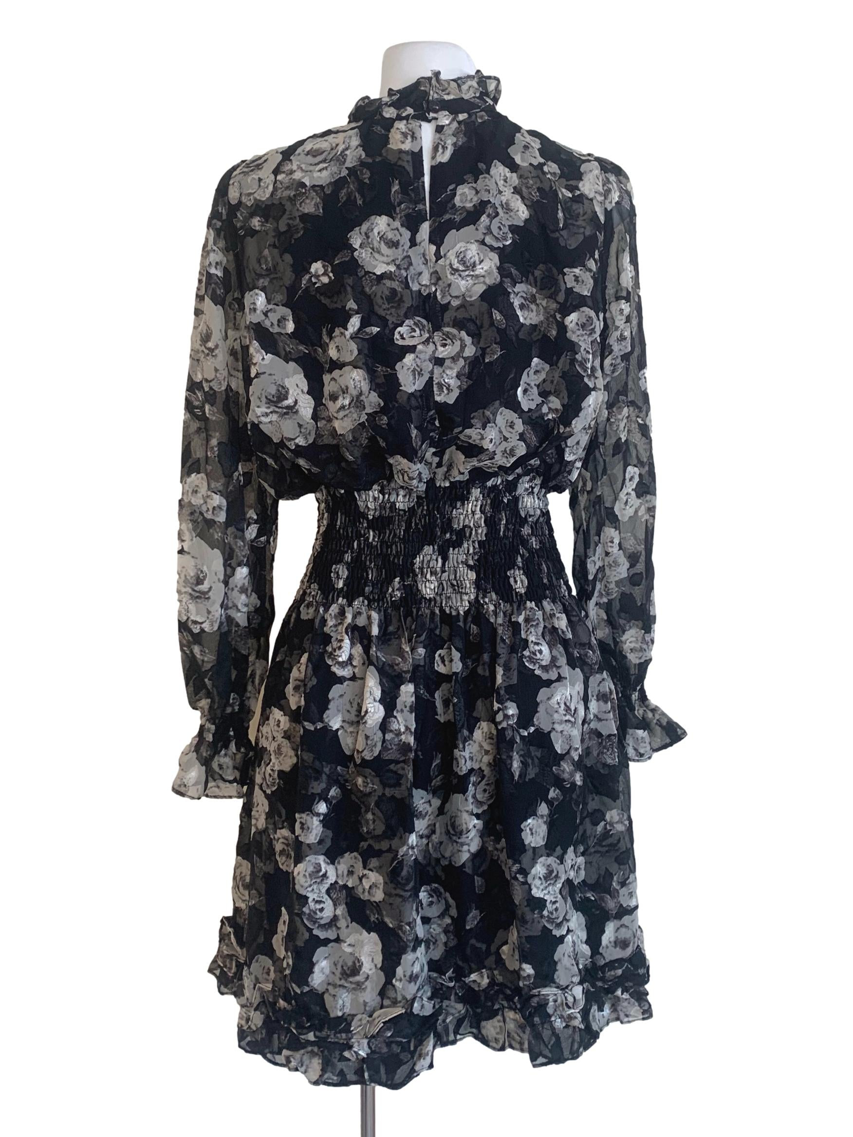 Black Floral Dress