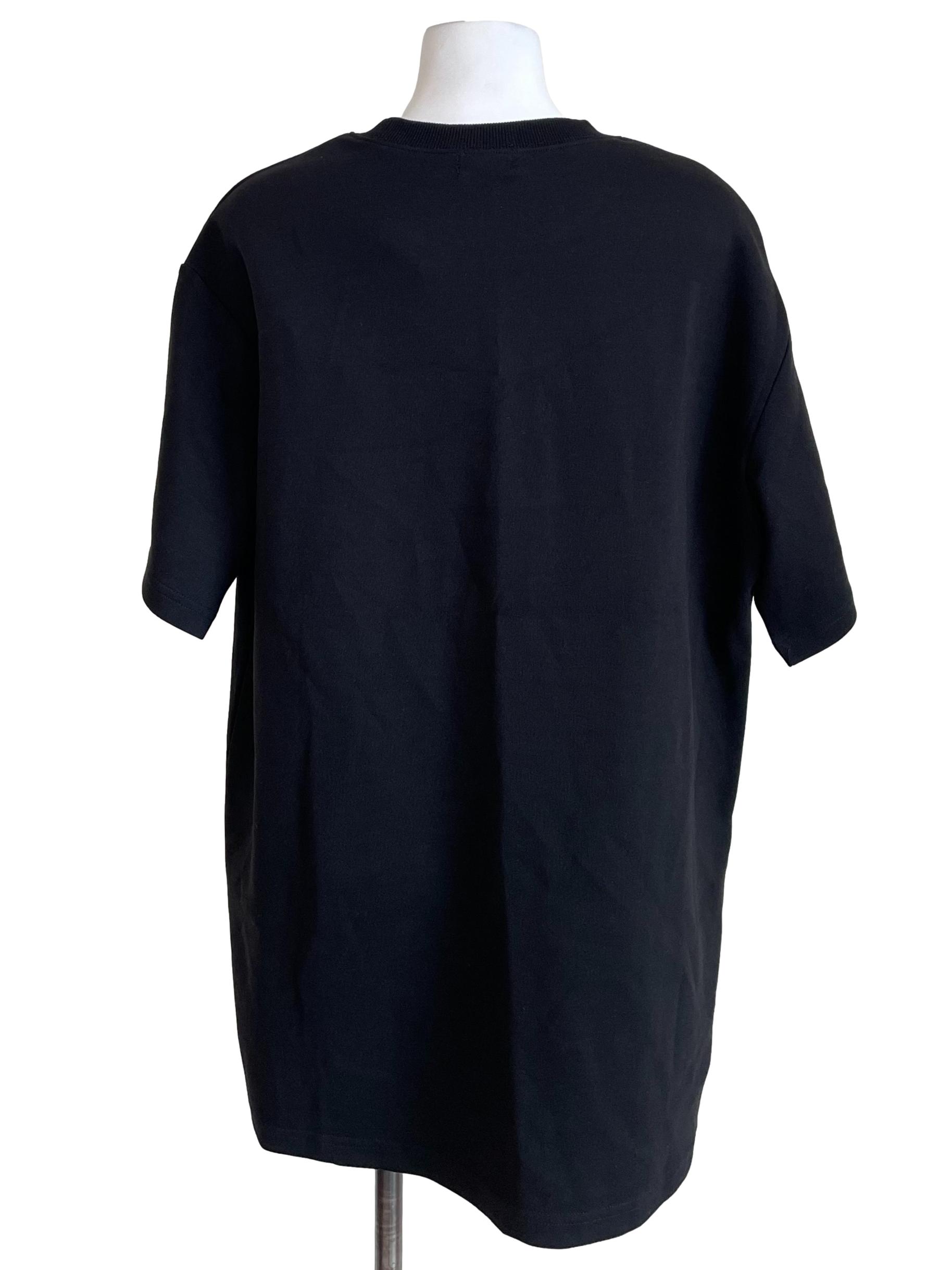 Black Oversized T-Shirt Dress