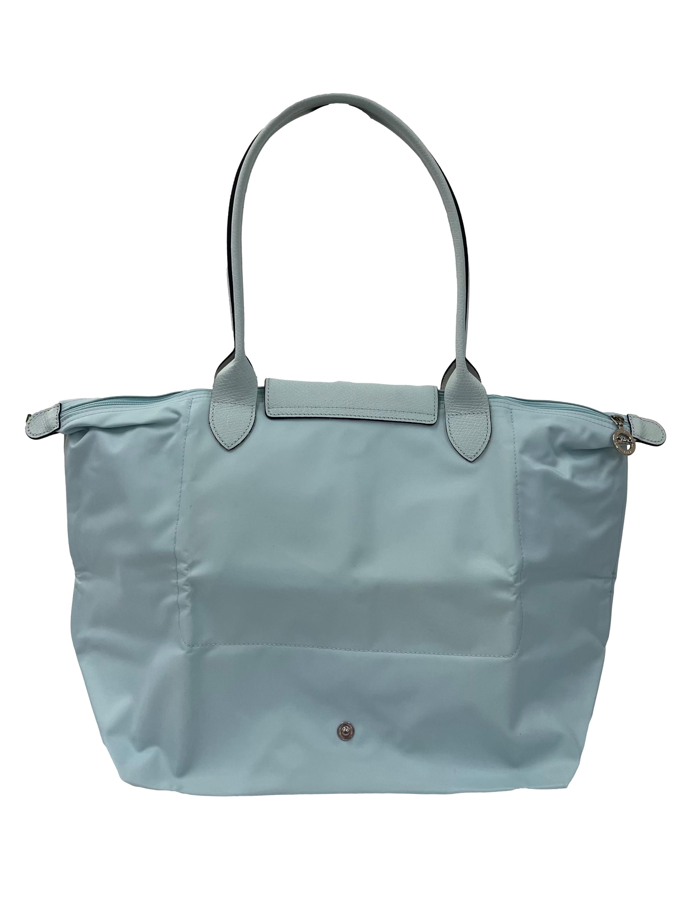 Light Blue Medium Le Pliage Shoulder Bag