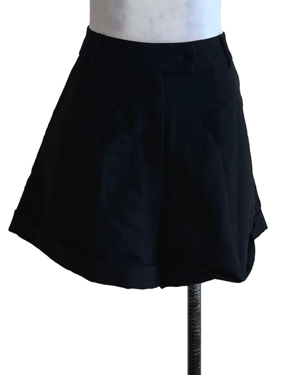 Black High-Waisted Shorts YHF