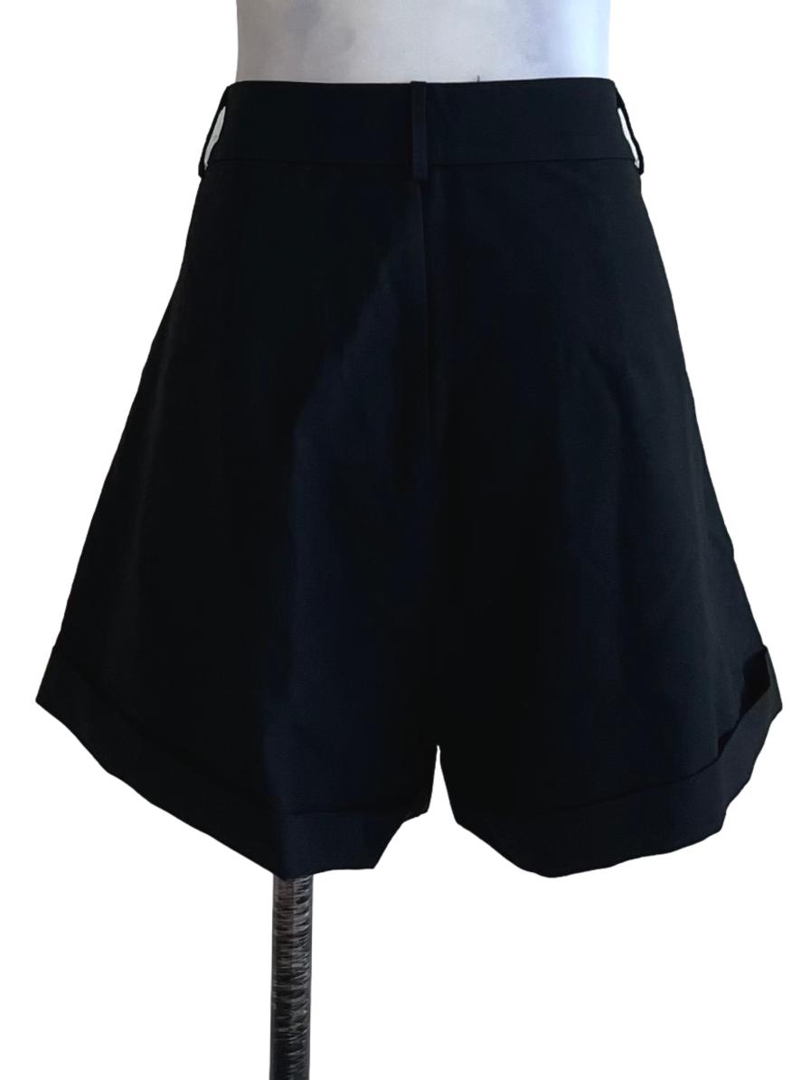 Black High-Waisted Shorts YHF