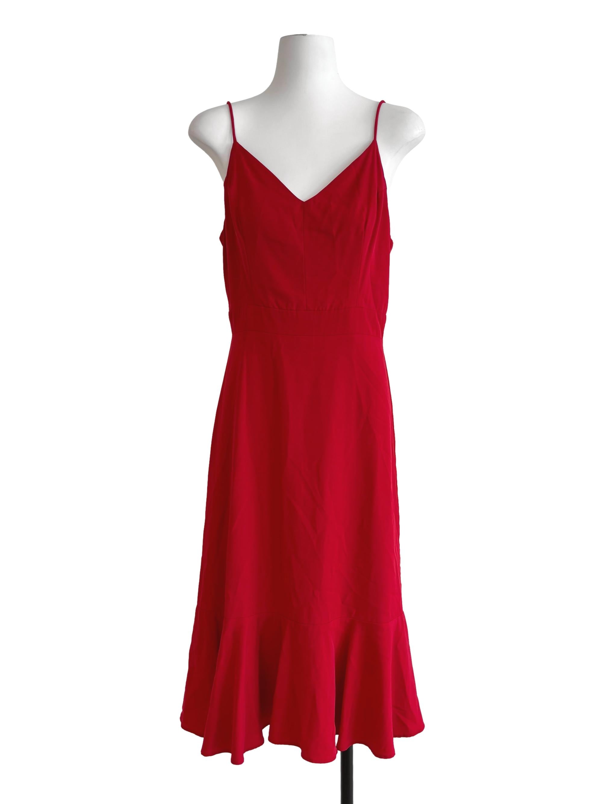 Scarlet Red Camisole Dress