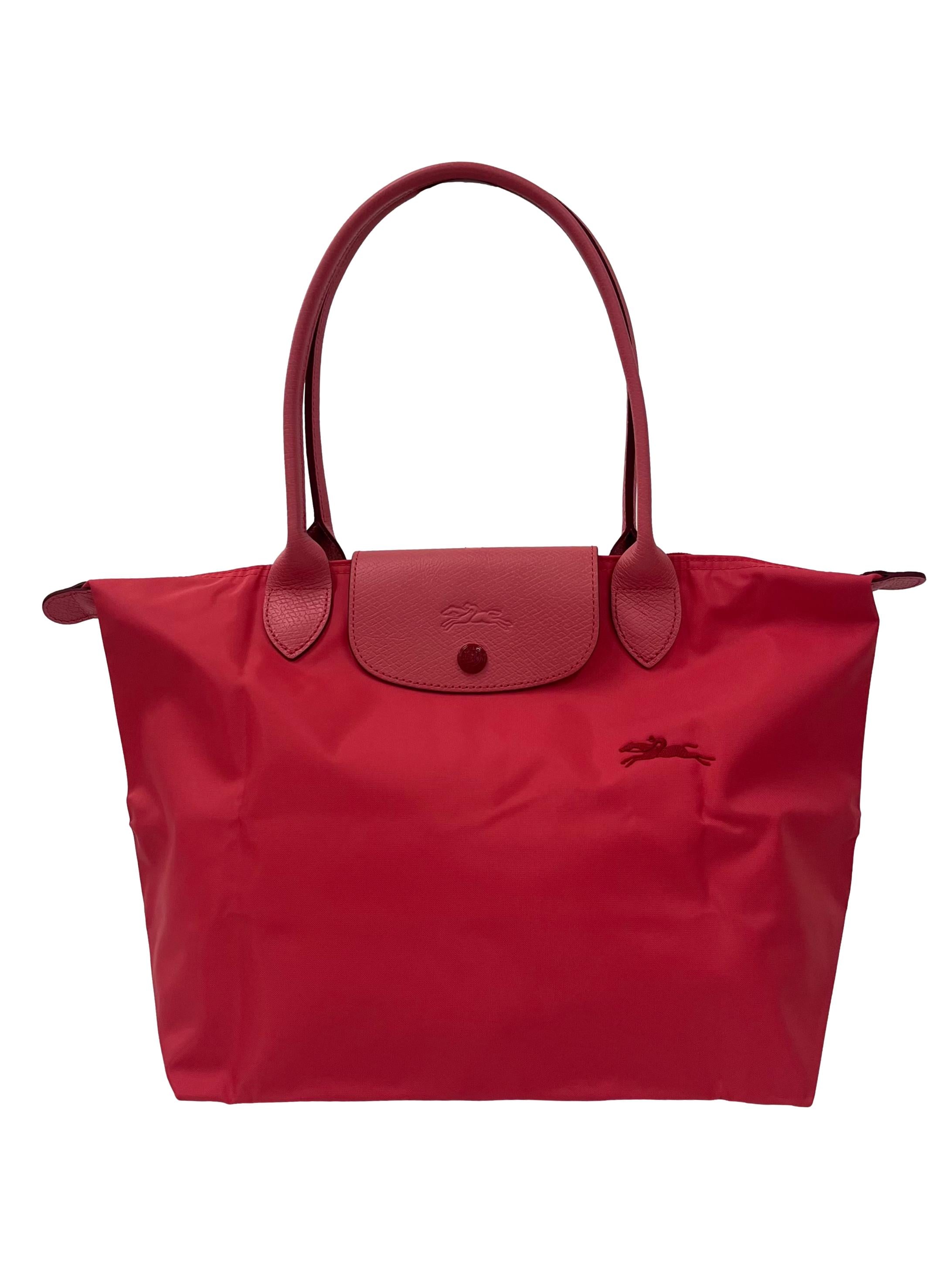 Coral Small Le Pliage Shoulder Bag