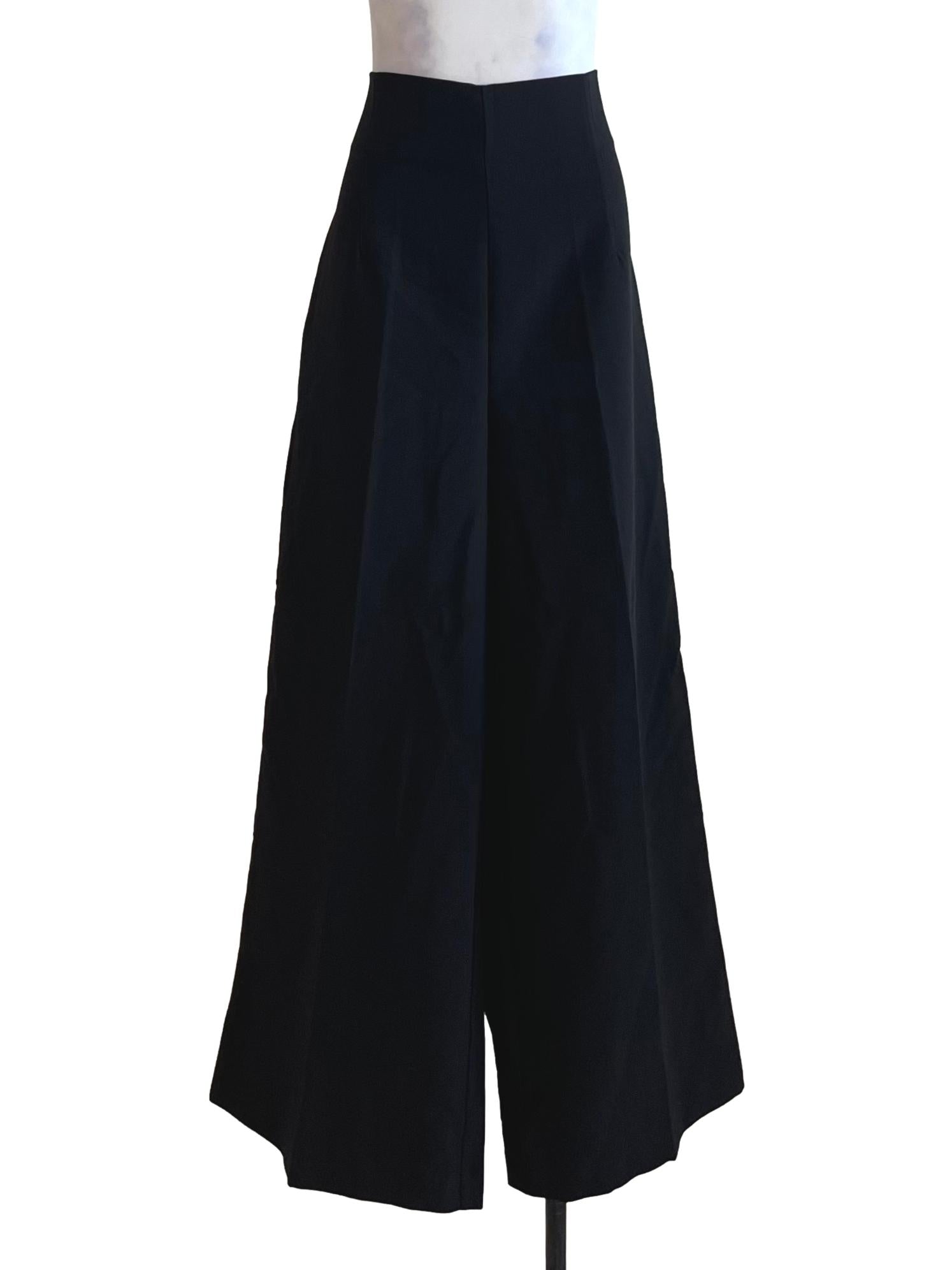 Black High-Waisted Formal Pants