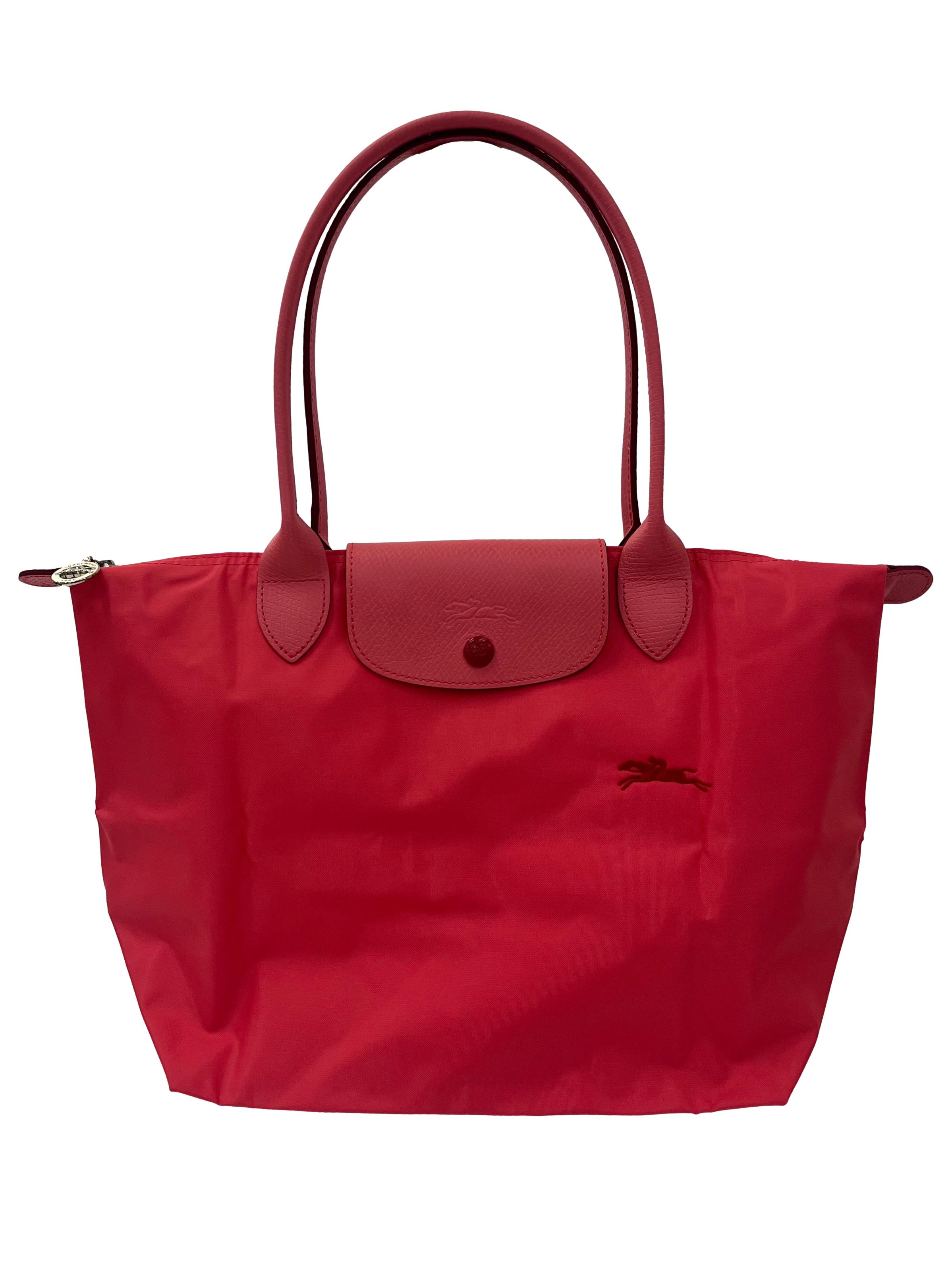 Coral Small Le Pliage Shoulder Bag