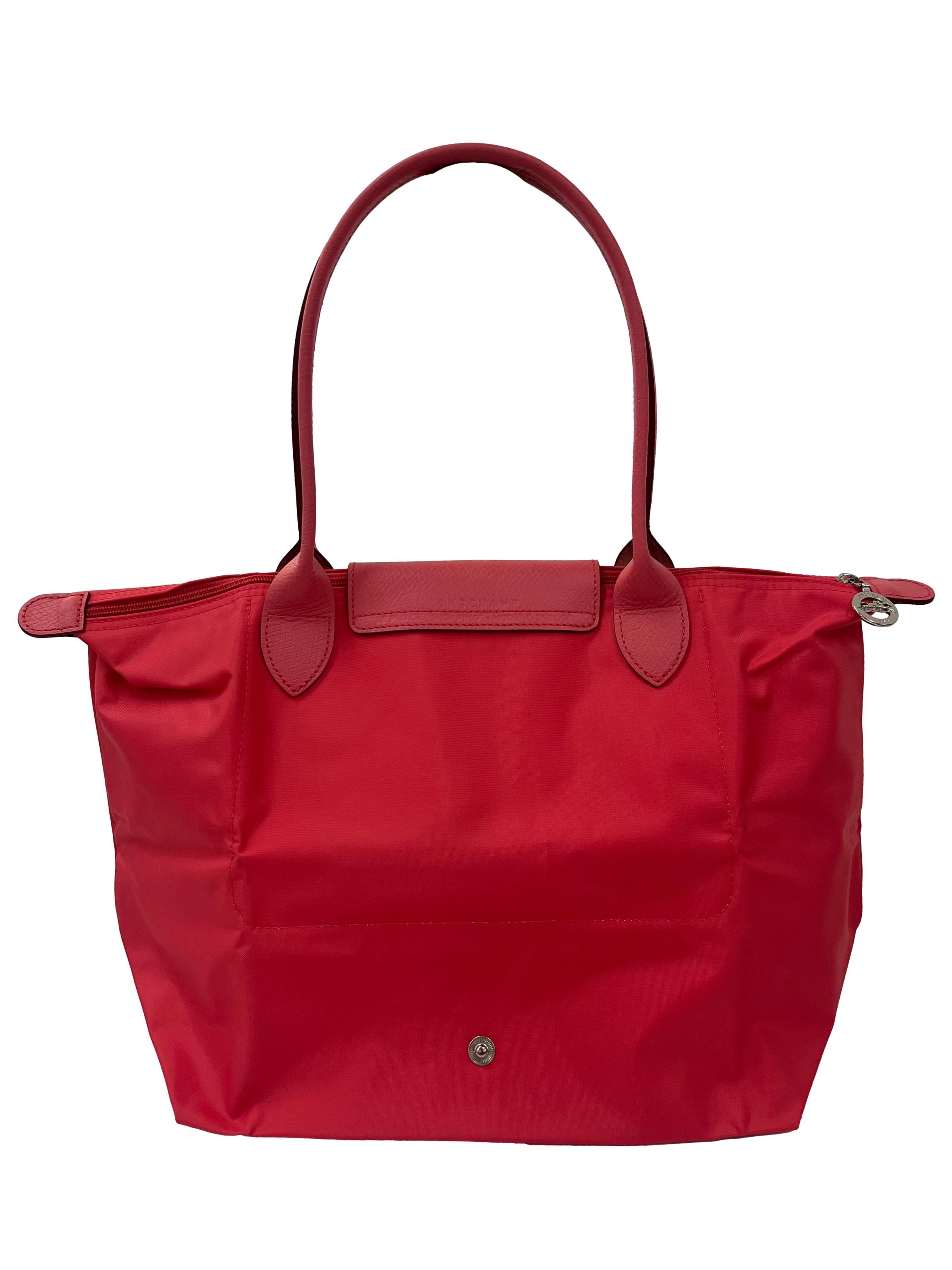 Coral Small Le Pliage Shoulder Bag