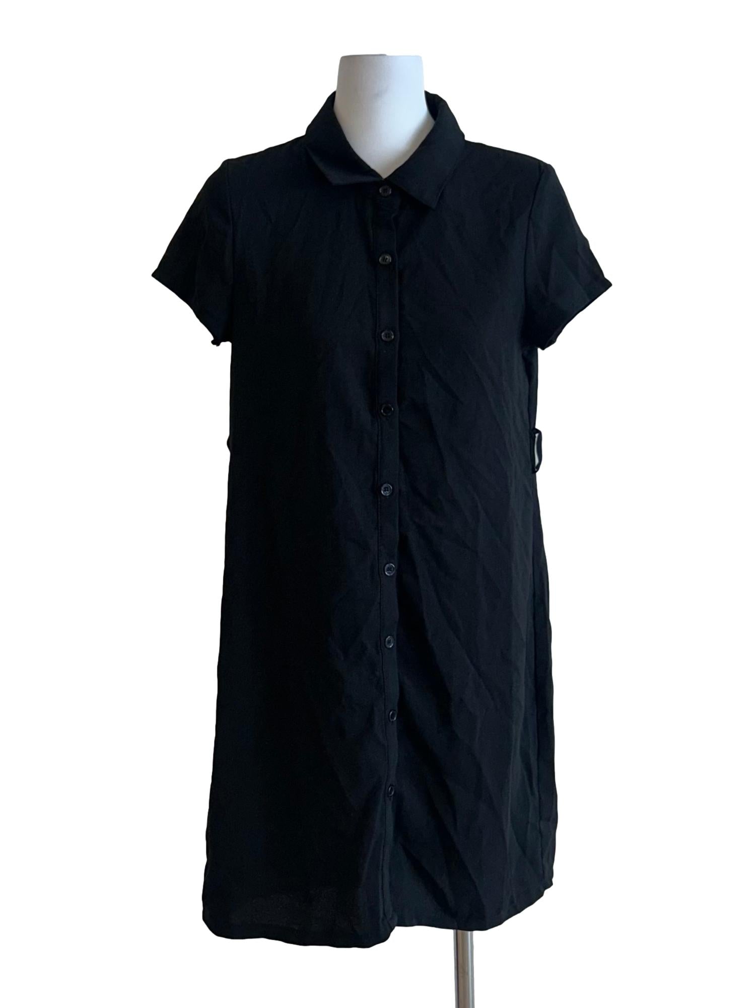 Black Basic Long Shirt