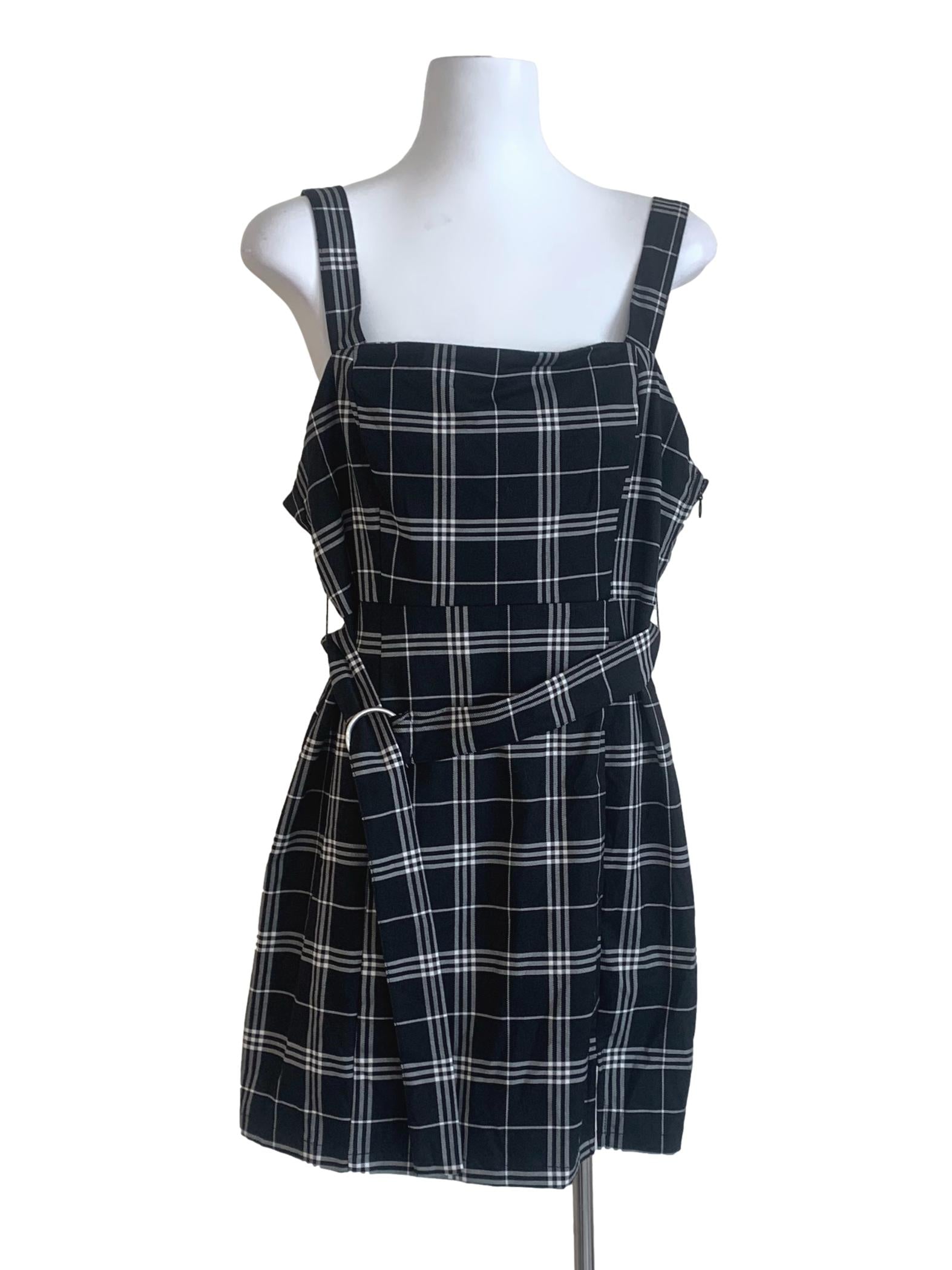Black Tartan Dress