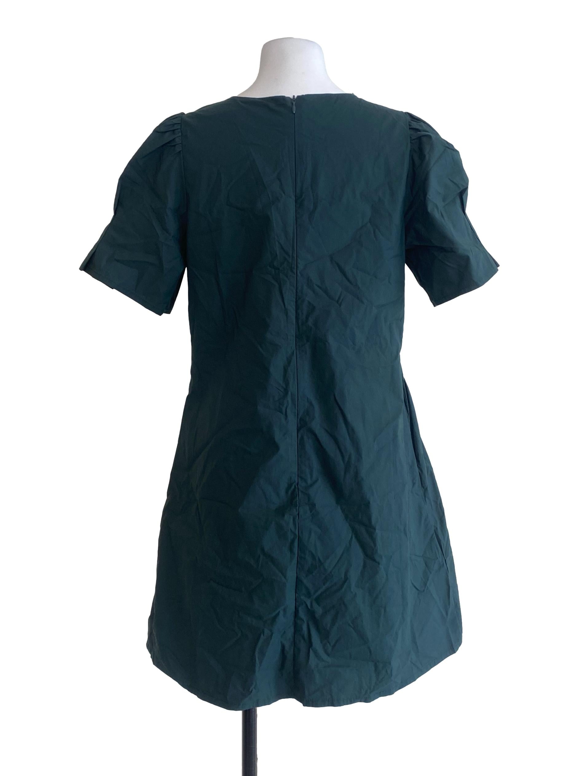 Forest Green A-Cut Dress