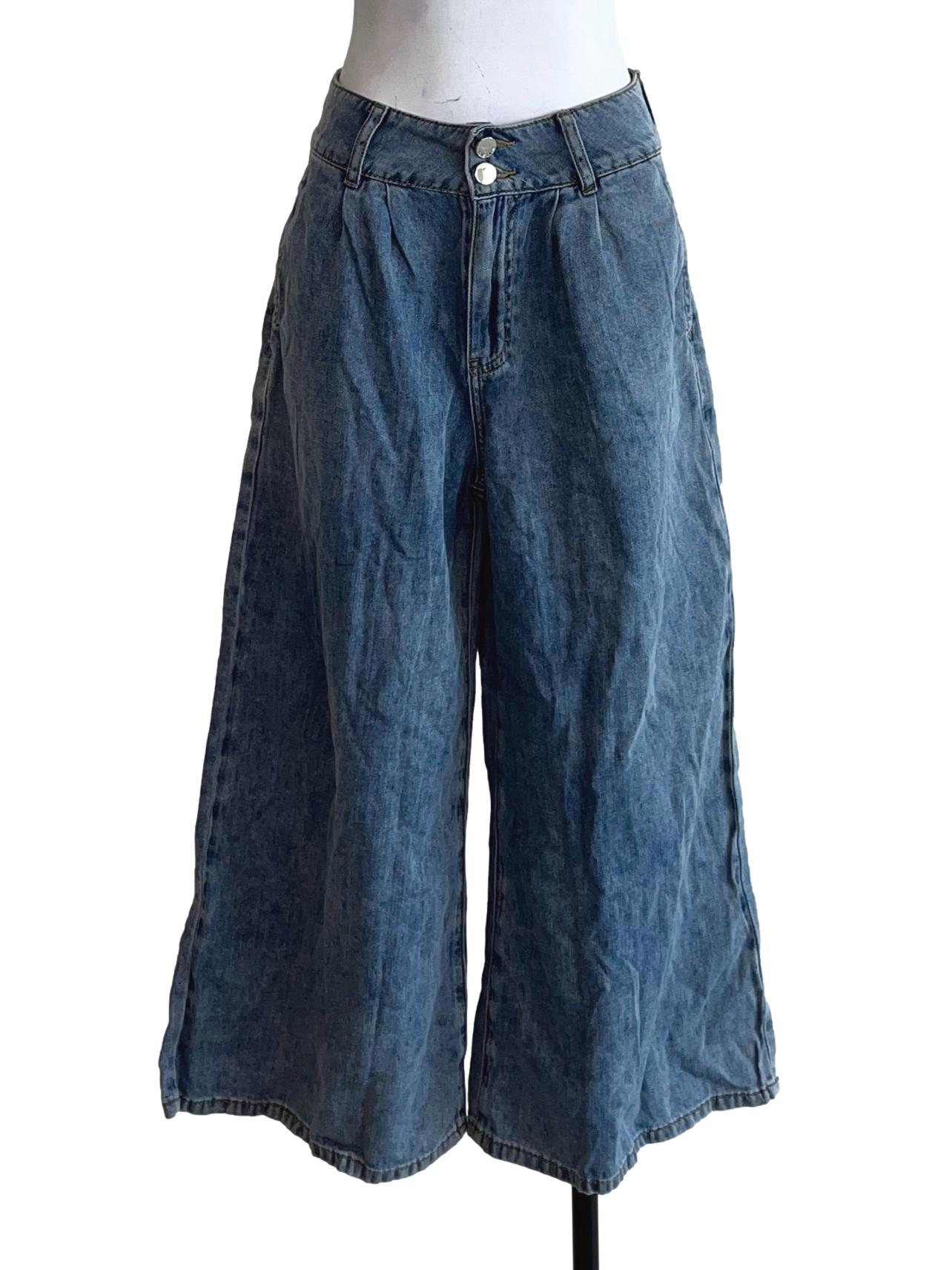 Spruce Blue Vintage Wide Leg Jeans