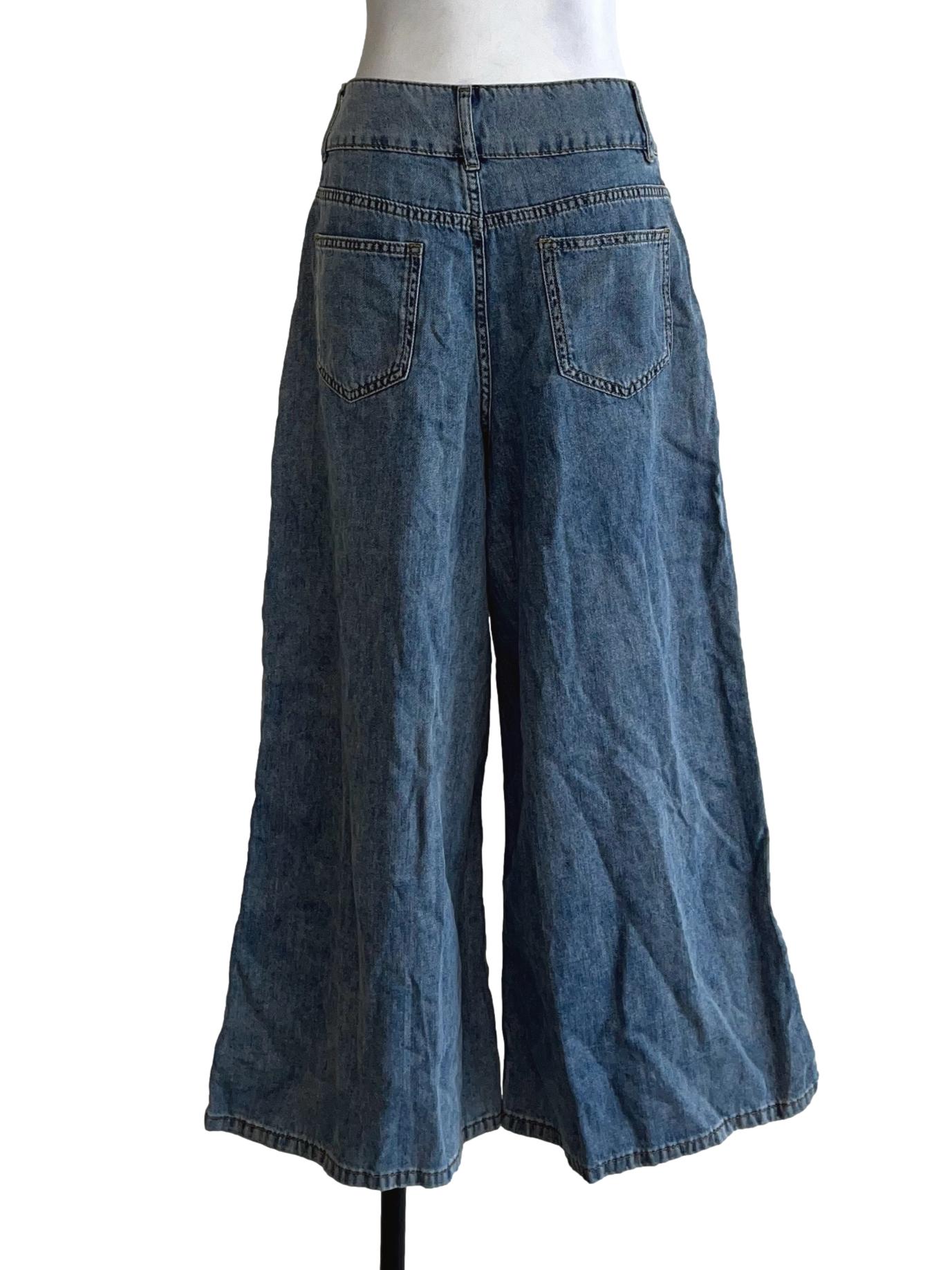 Spruce Blue Vintage Wide Leg Jeans