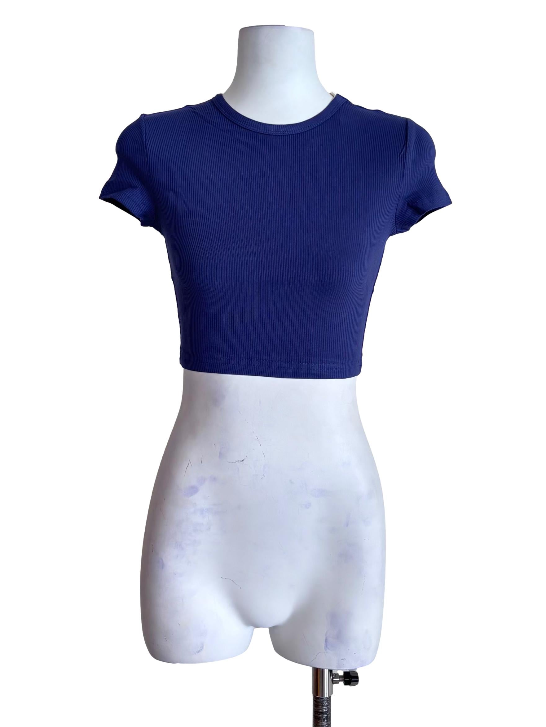 Blue Daffy Baby Tee