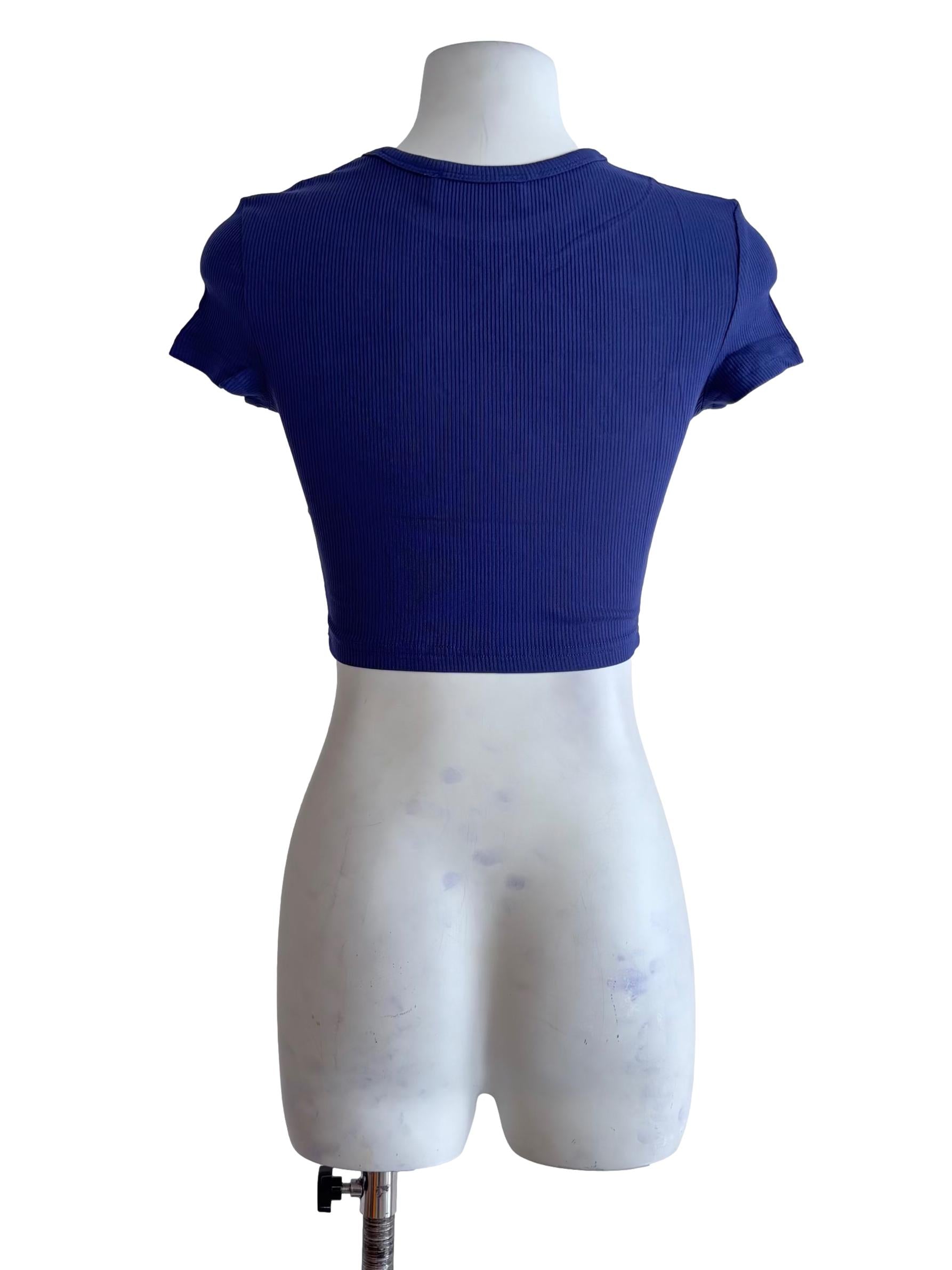 Blue Daffy Baby Tee