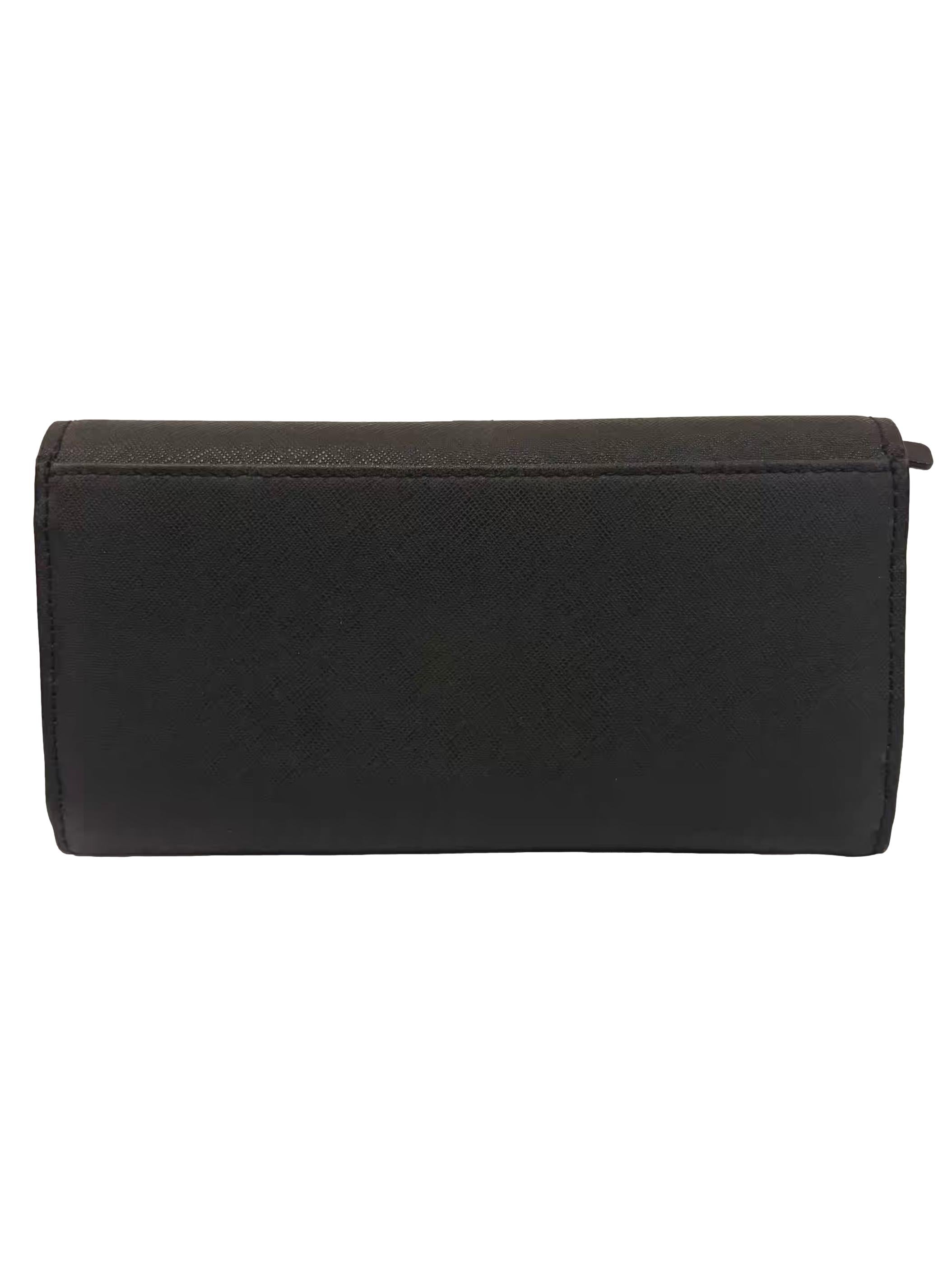 Black Saffiano Leather Wallet