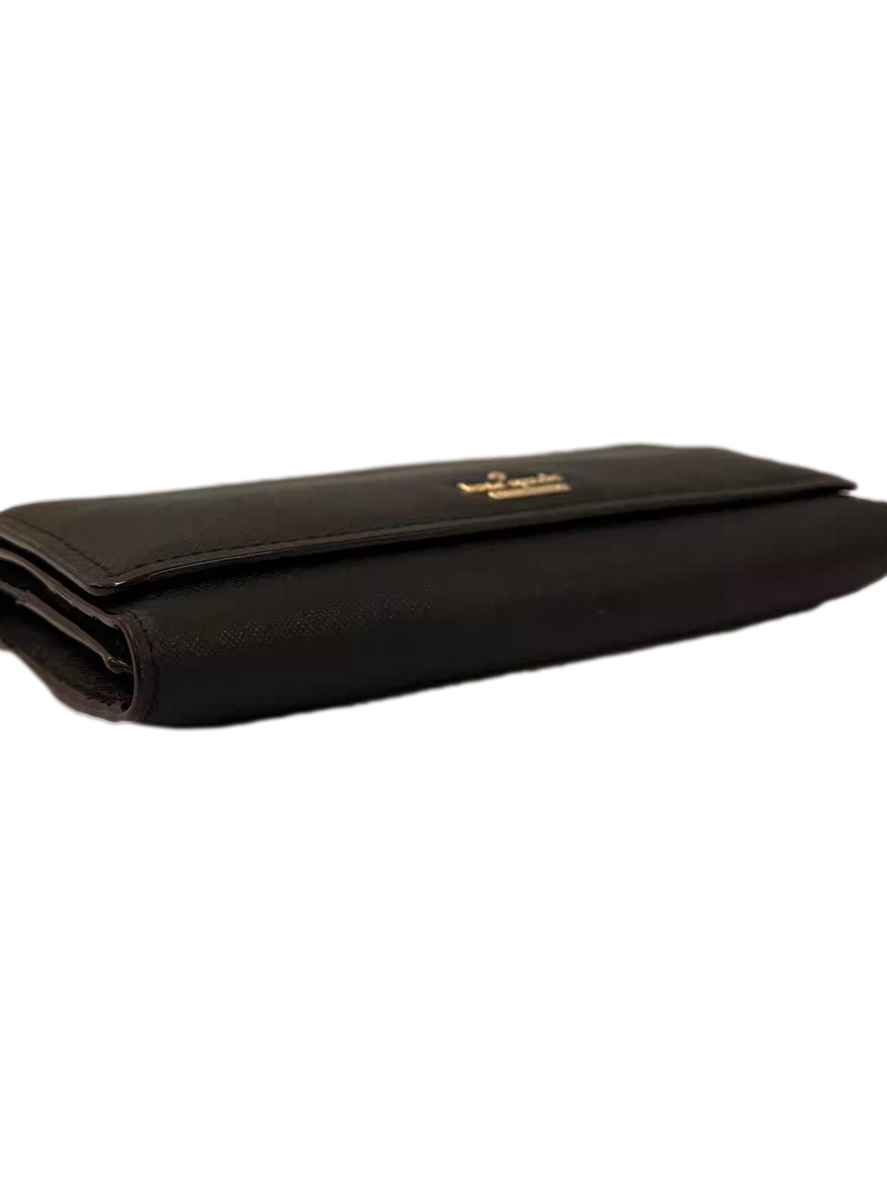 Black Saffiano Leather Wallet