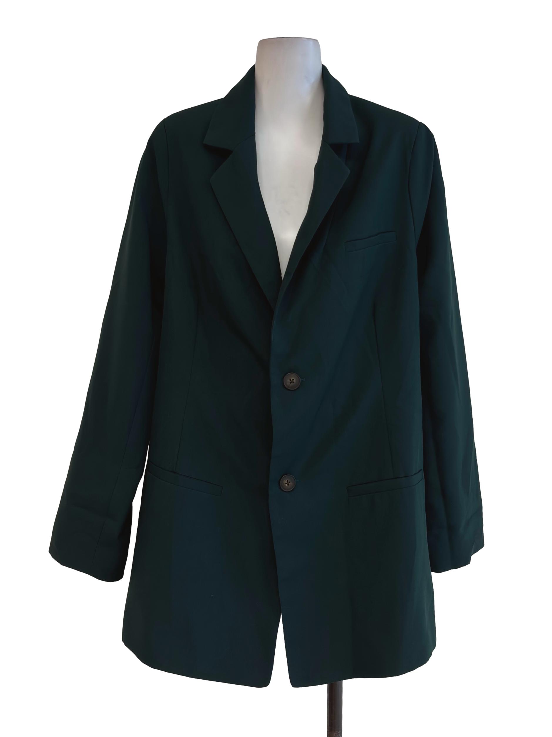 Emerald Green Oversize Blazer