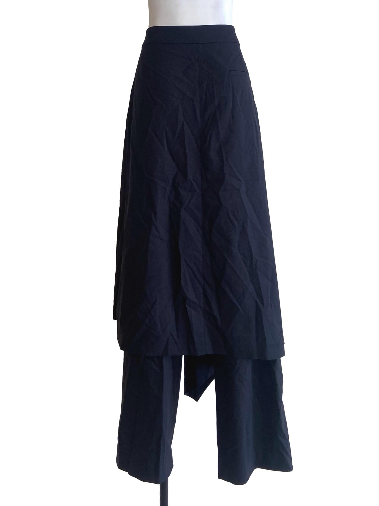 Black Herringbone Pants