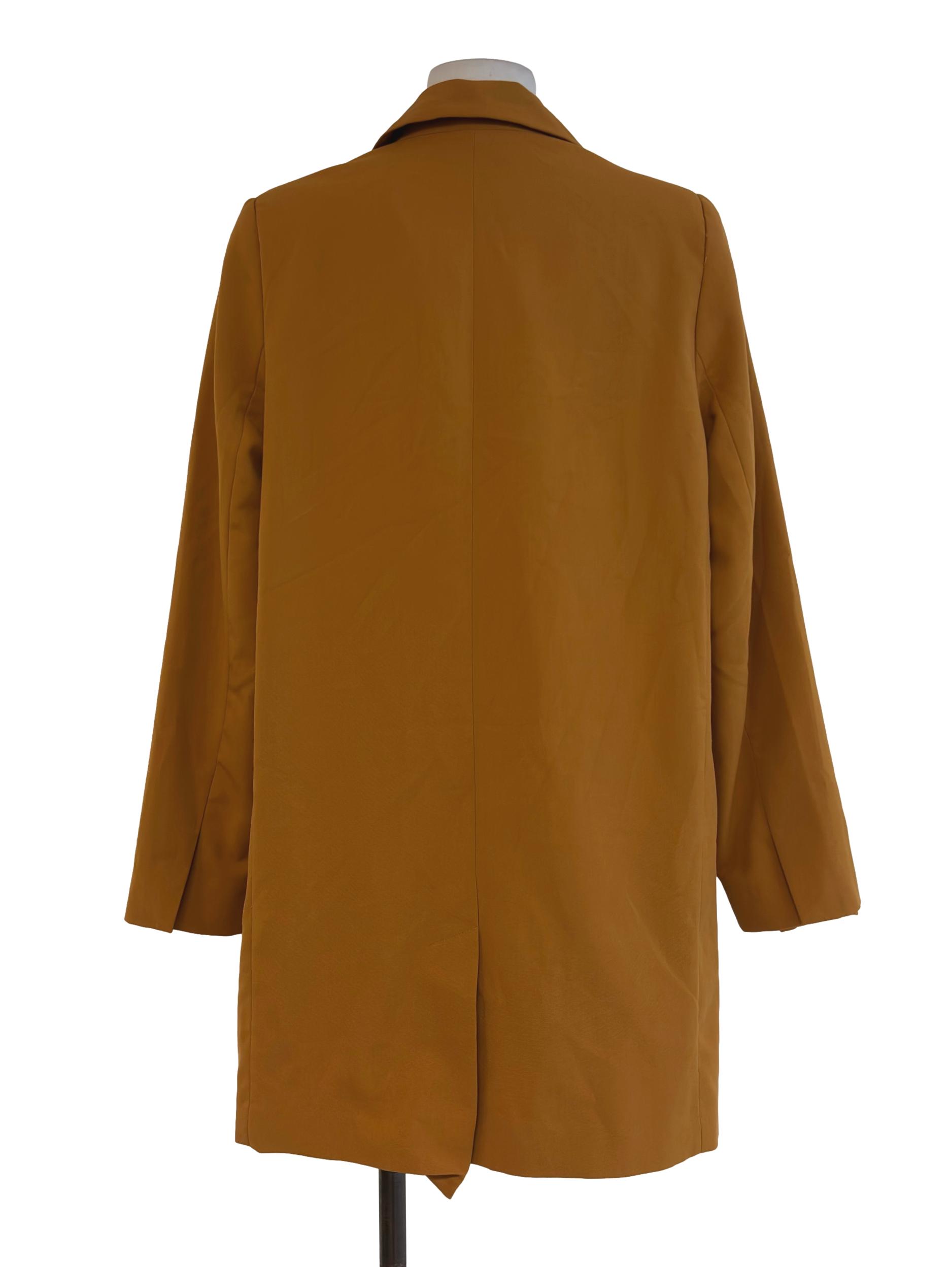 Mustard Orange Oversize Blazer