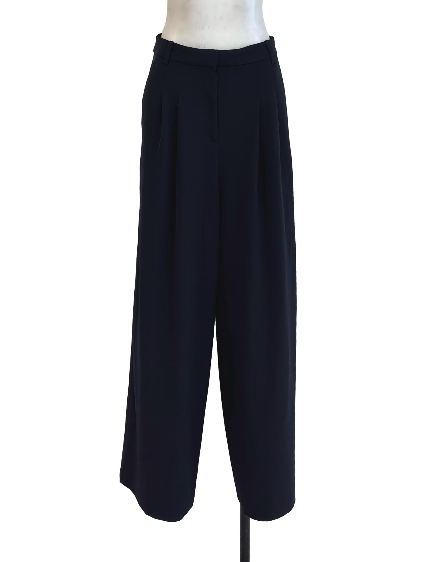 Navy Blue Suiting Pants