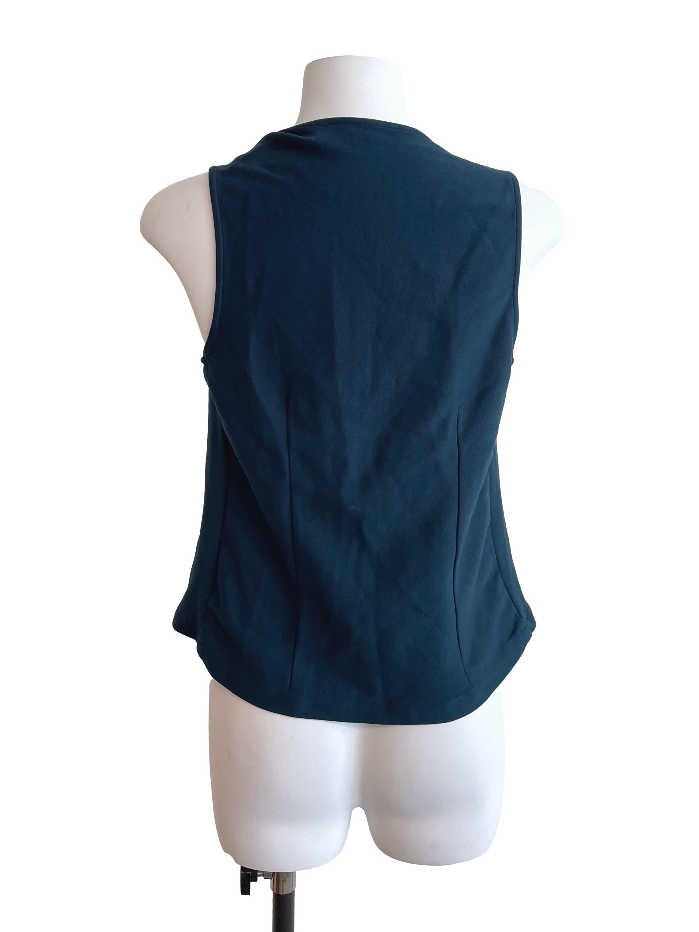 Peacock Twist Shoulder Top LB