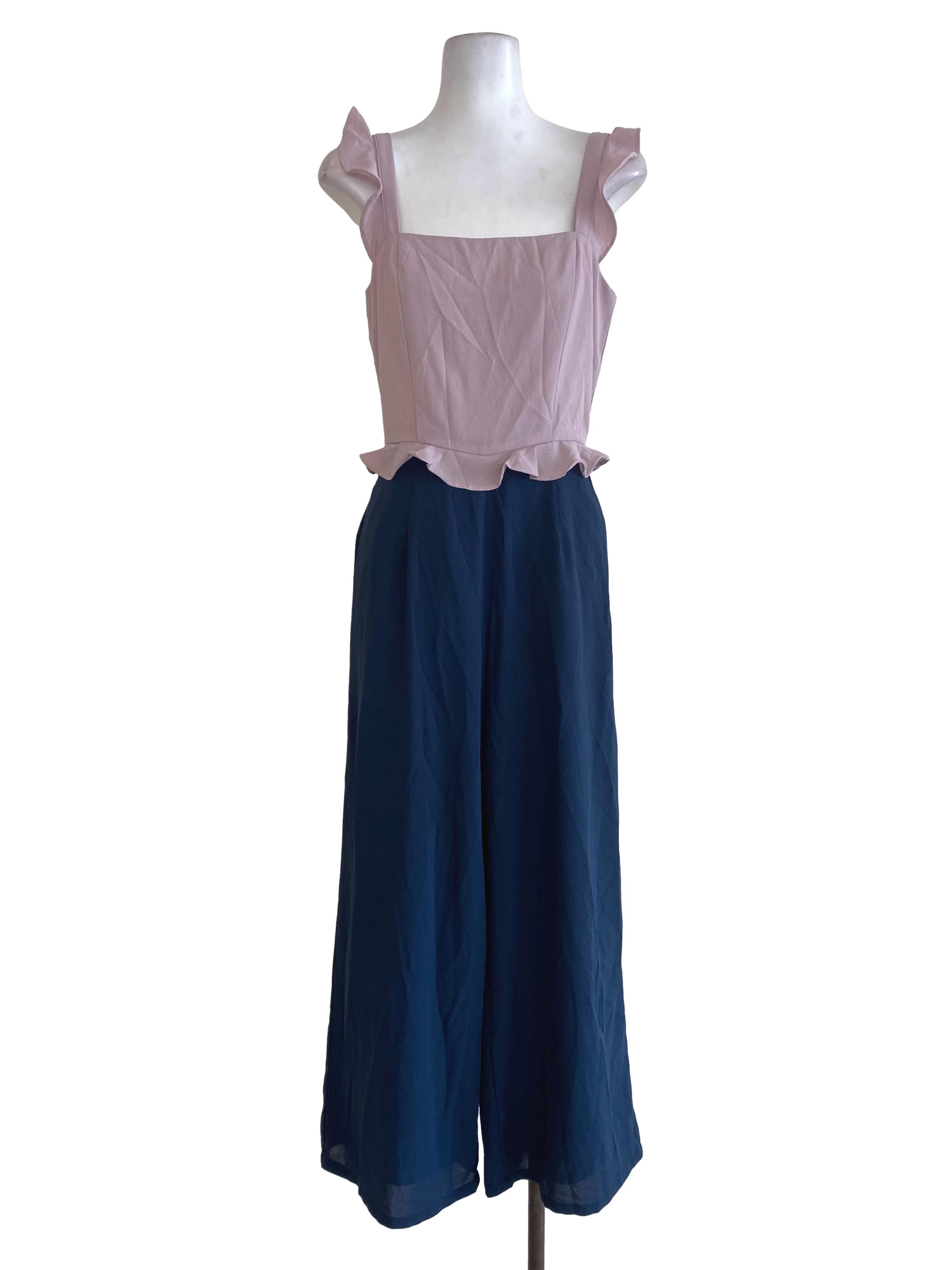 MDS Blue Purple Jumpsuits | REFASH