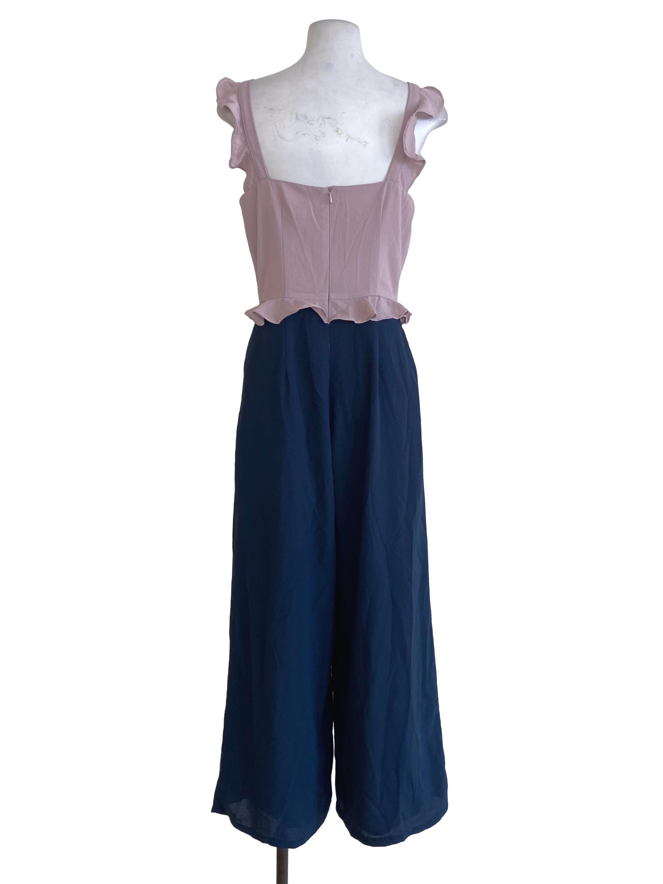 MDS Blue Purple Jumpsuits | REFASH
