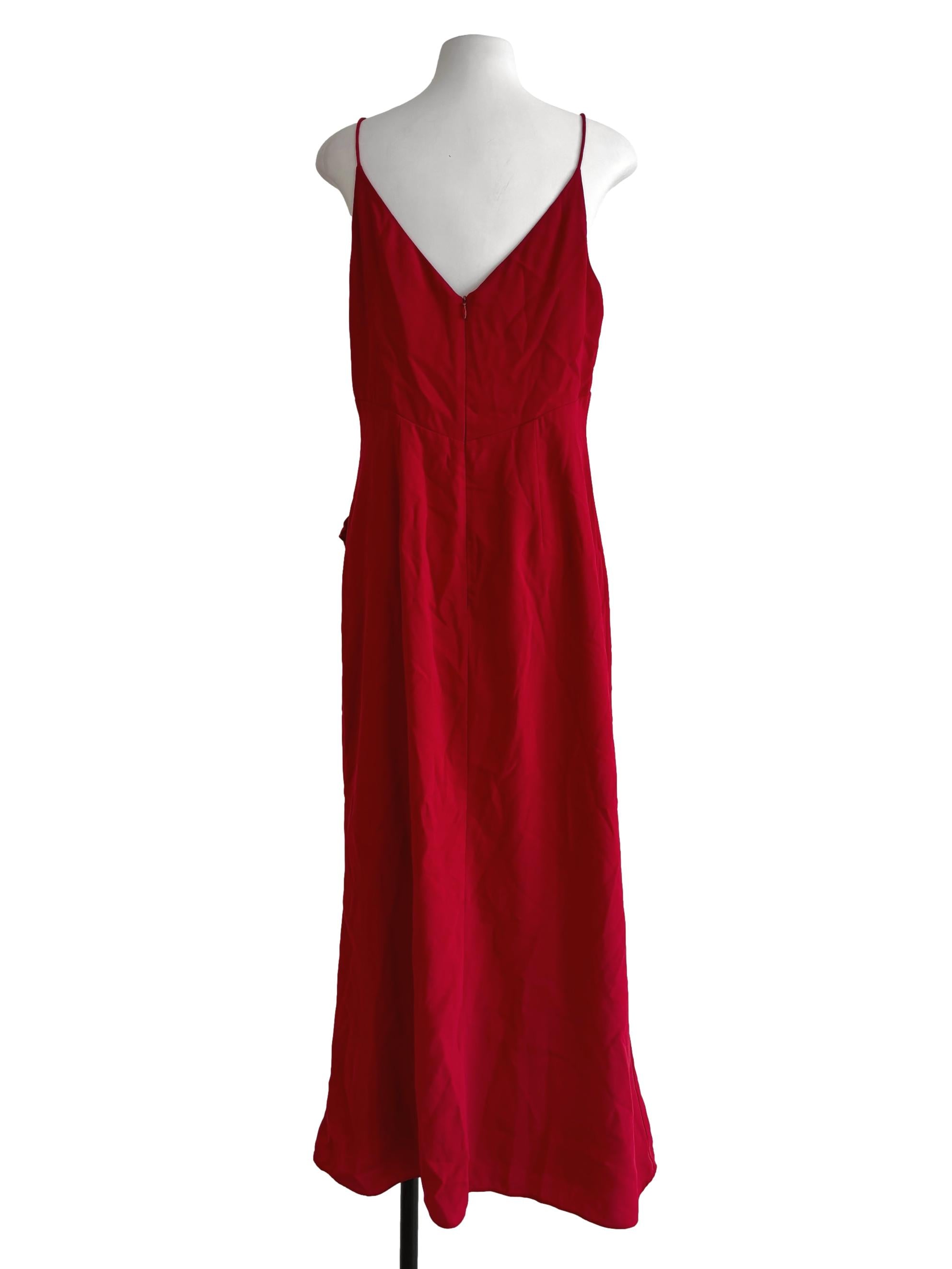 Lava Red Maxi Dress