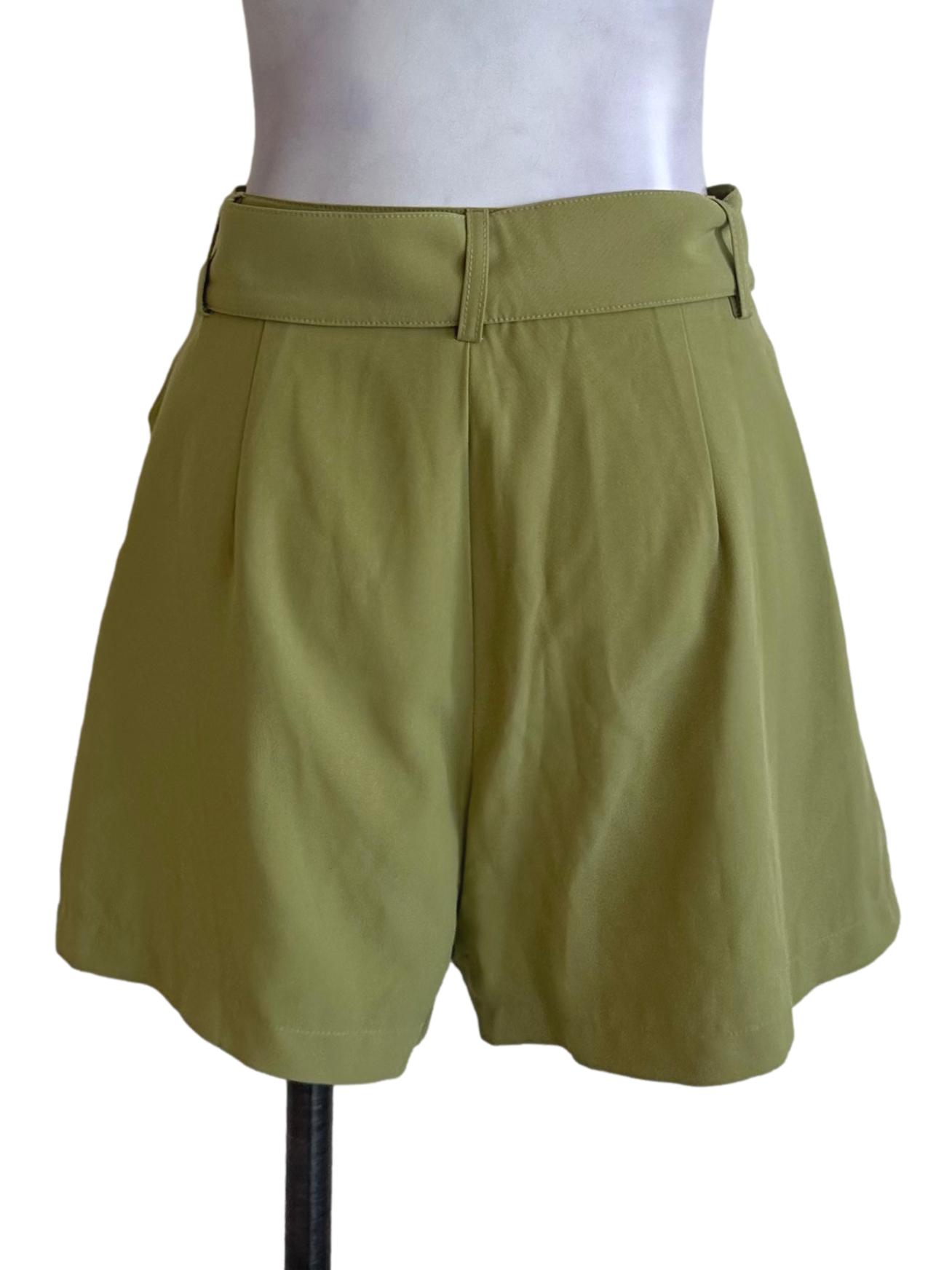 Matcha Green Belt Shorts