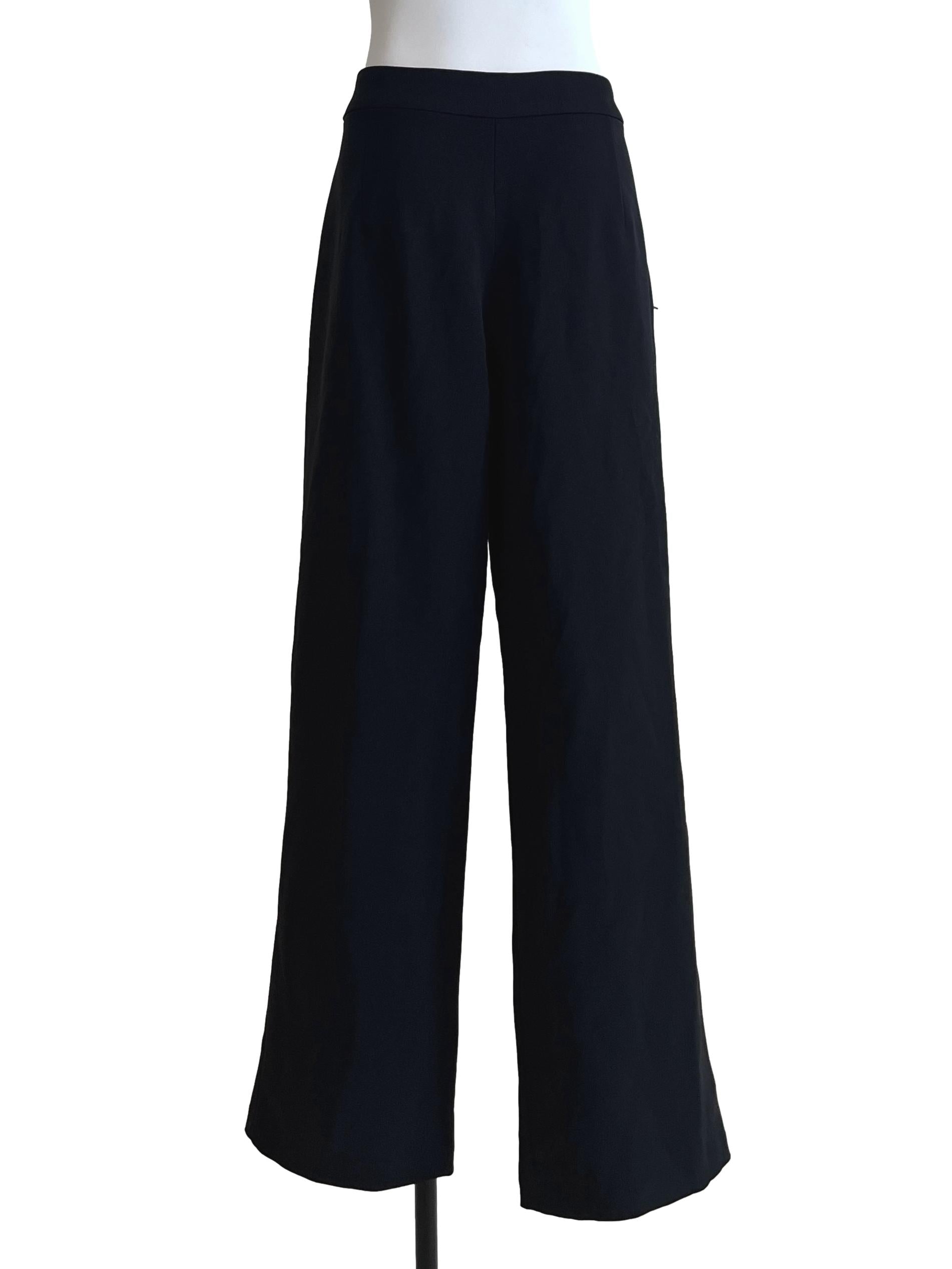 Onyx Black Wide Leg Pants