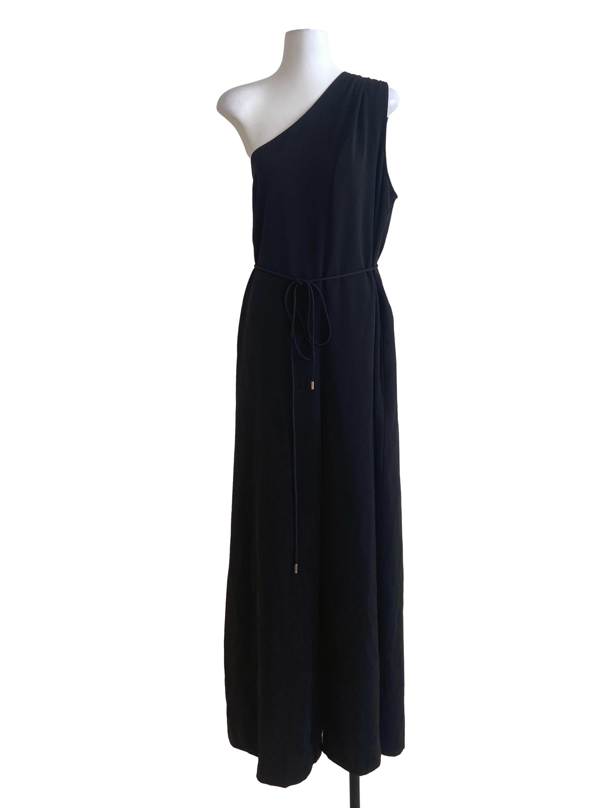 Black Asymmetric Jumpsuit LB