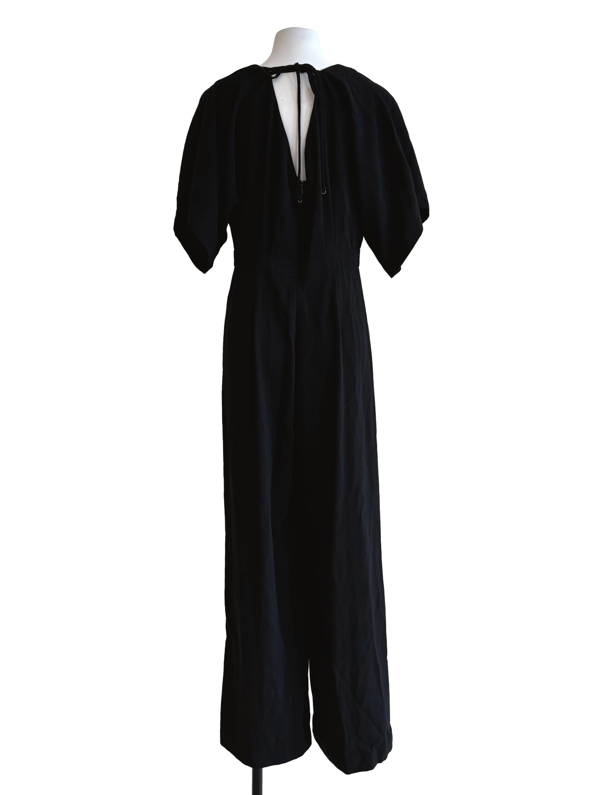 Slate Black Short Sleeve Jumpsuit