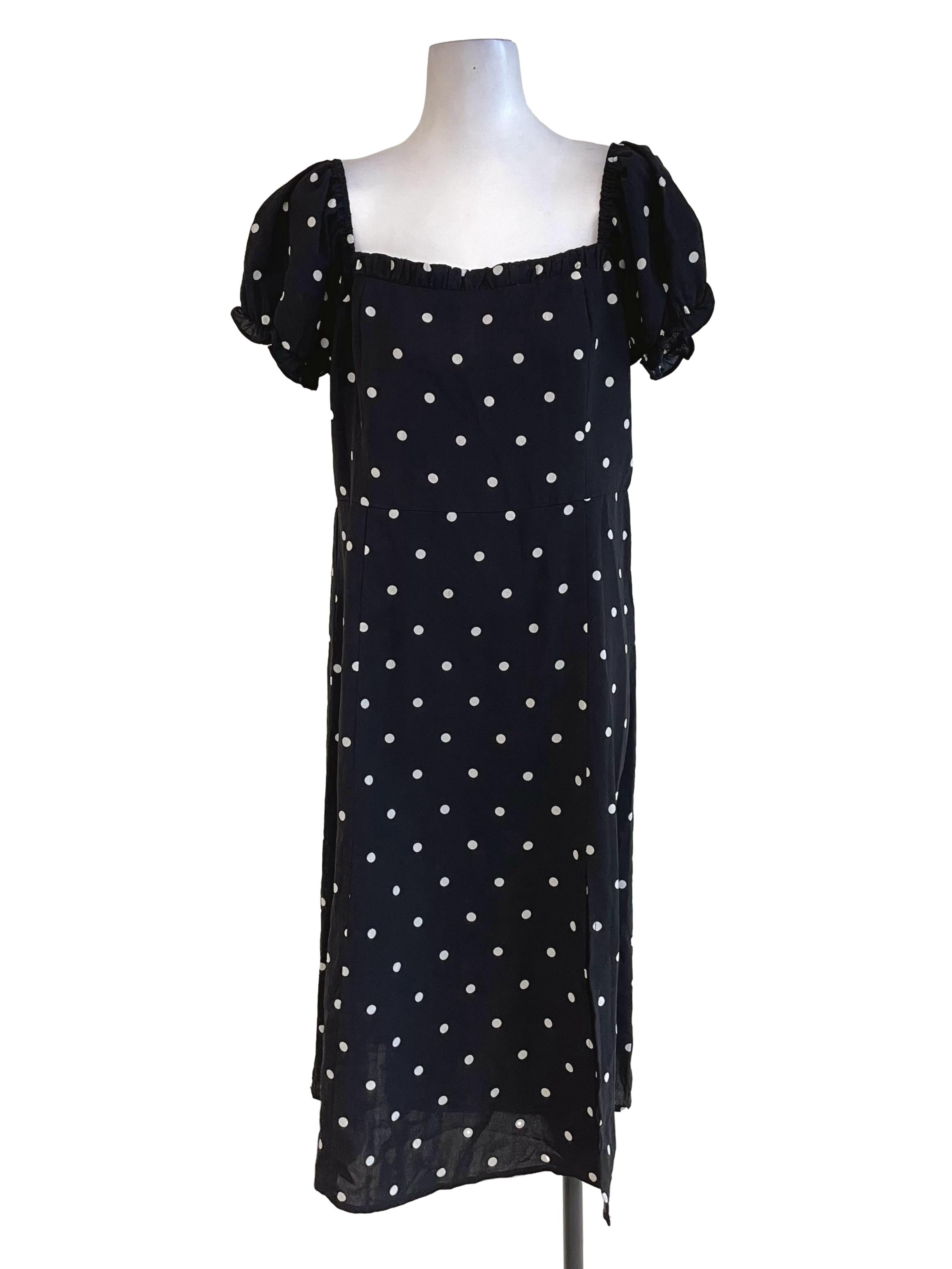 Black Polka Dots Dress