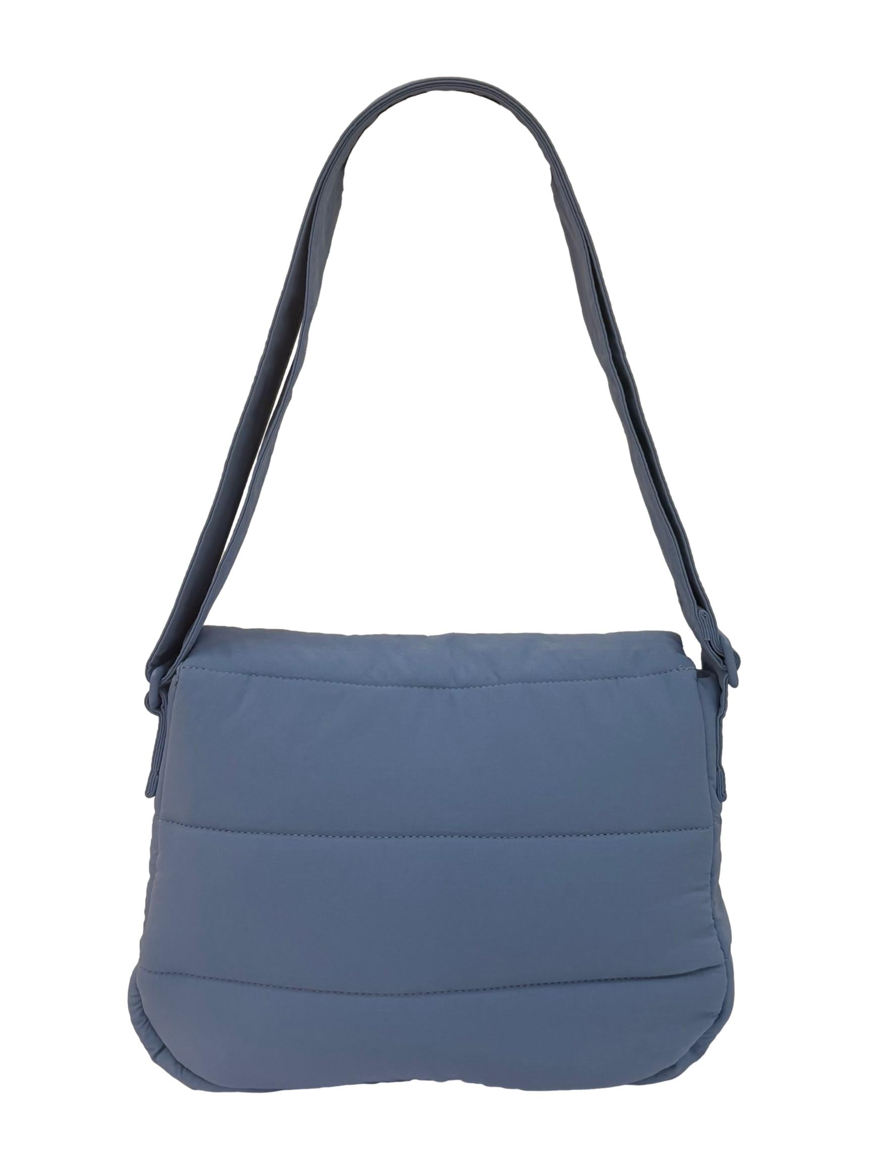 Periwinkle Blue Poofy Shoulder Bag