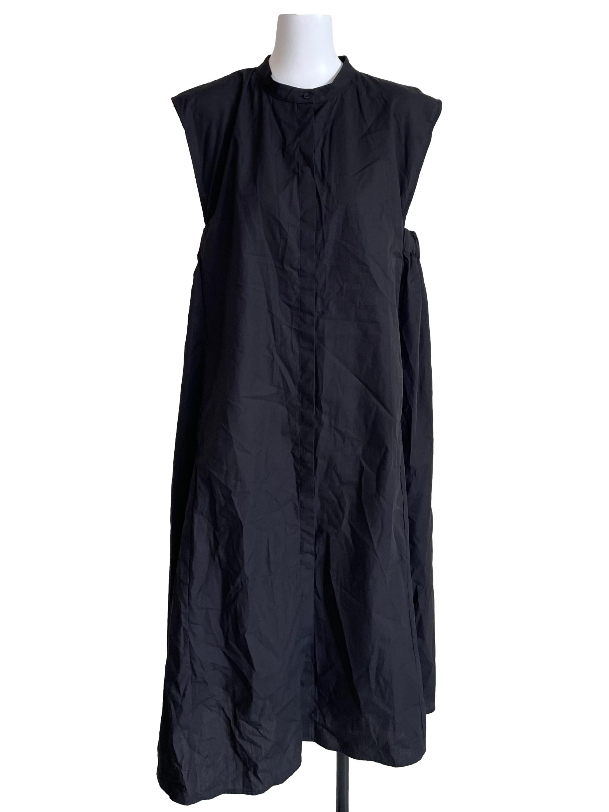 Black Henley Tent Dress