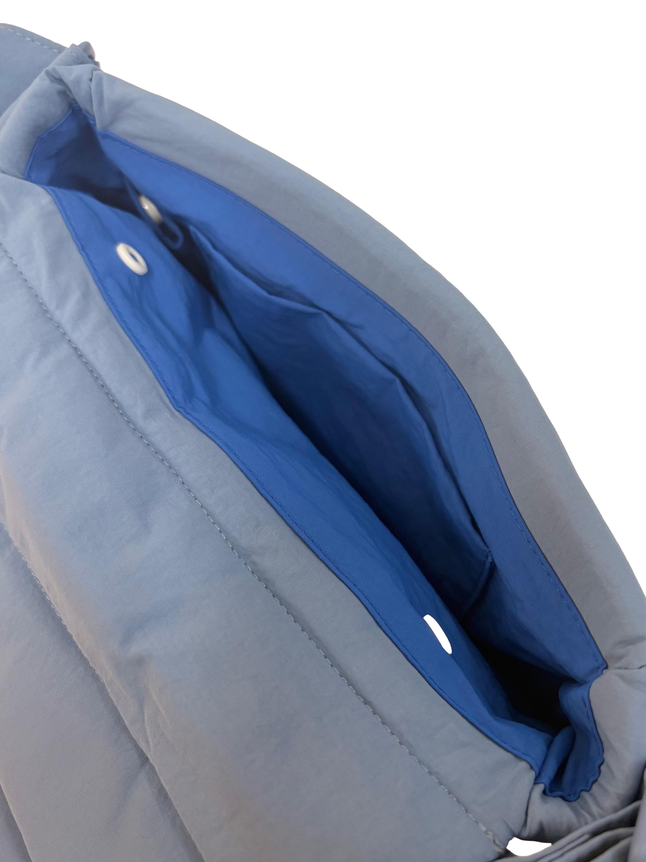 Periwinkle Blue Poofy Shoulder Bag