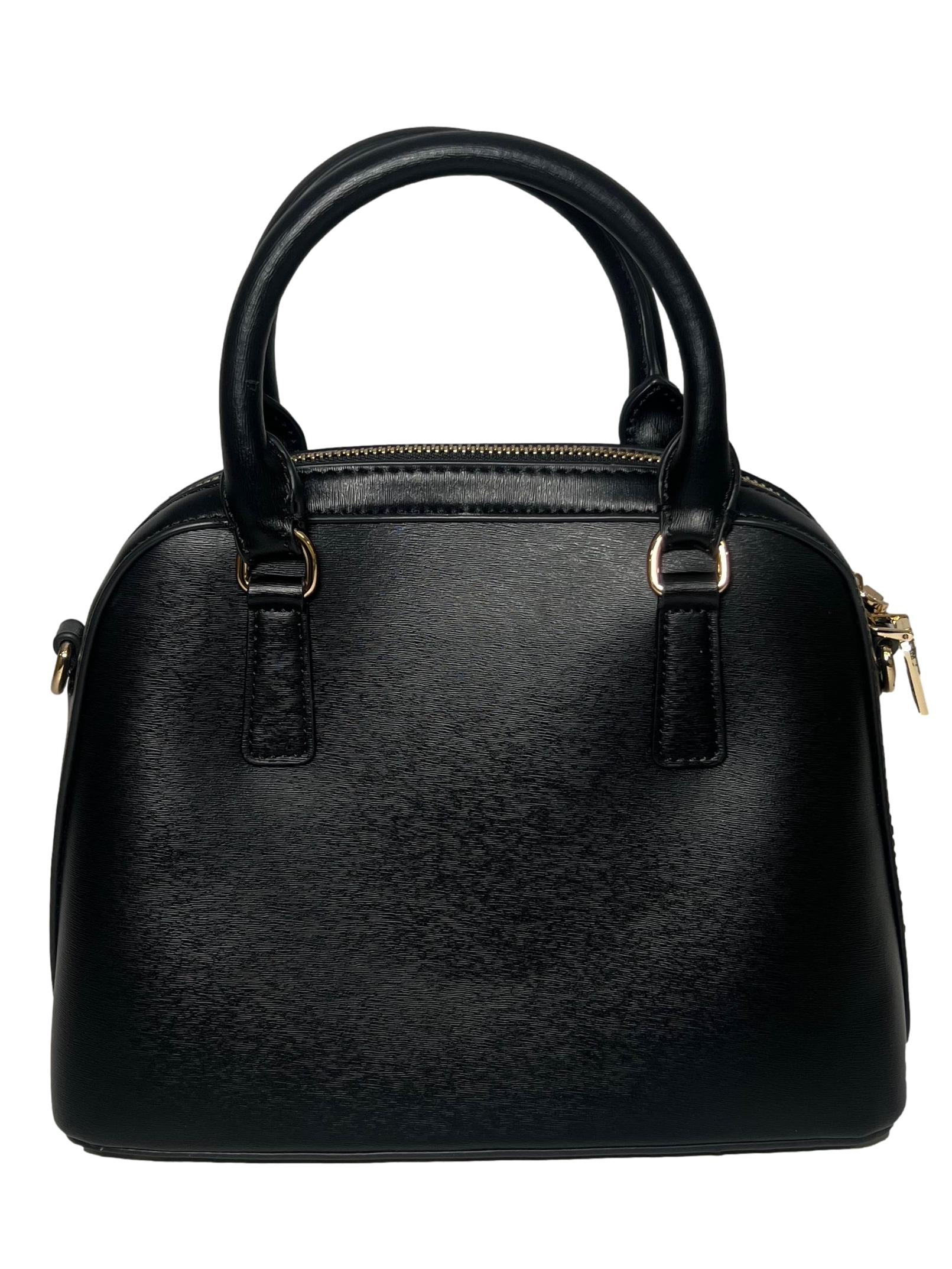 Black PU Leather Casual Satchel CSN