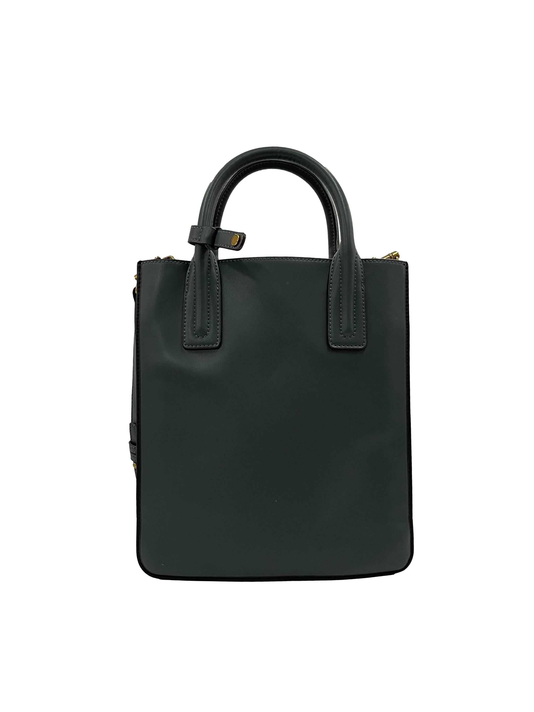 Dark Green Trend Commuter Tote Bag