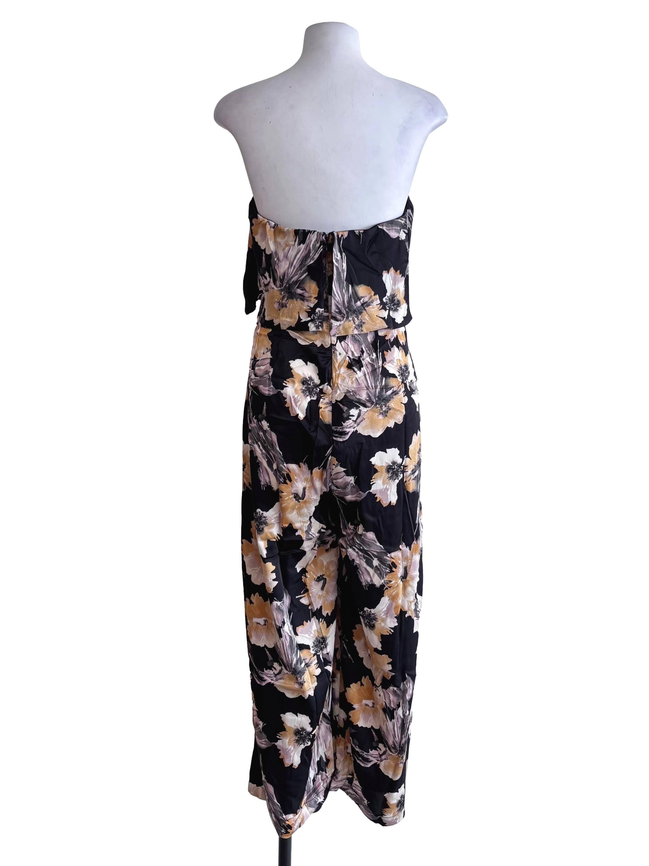 Black Petite Brenna Tube Jumpsuit