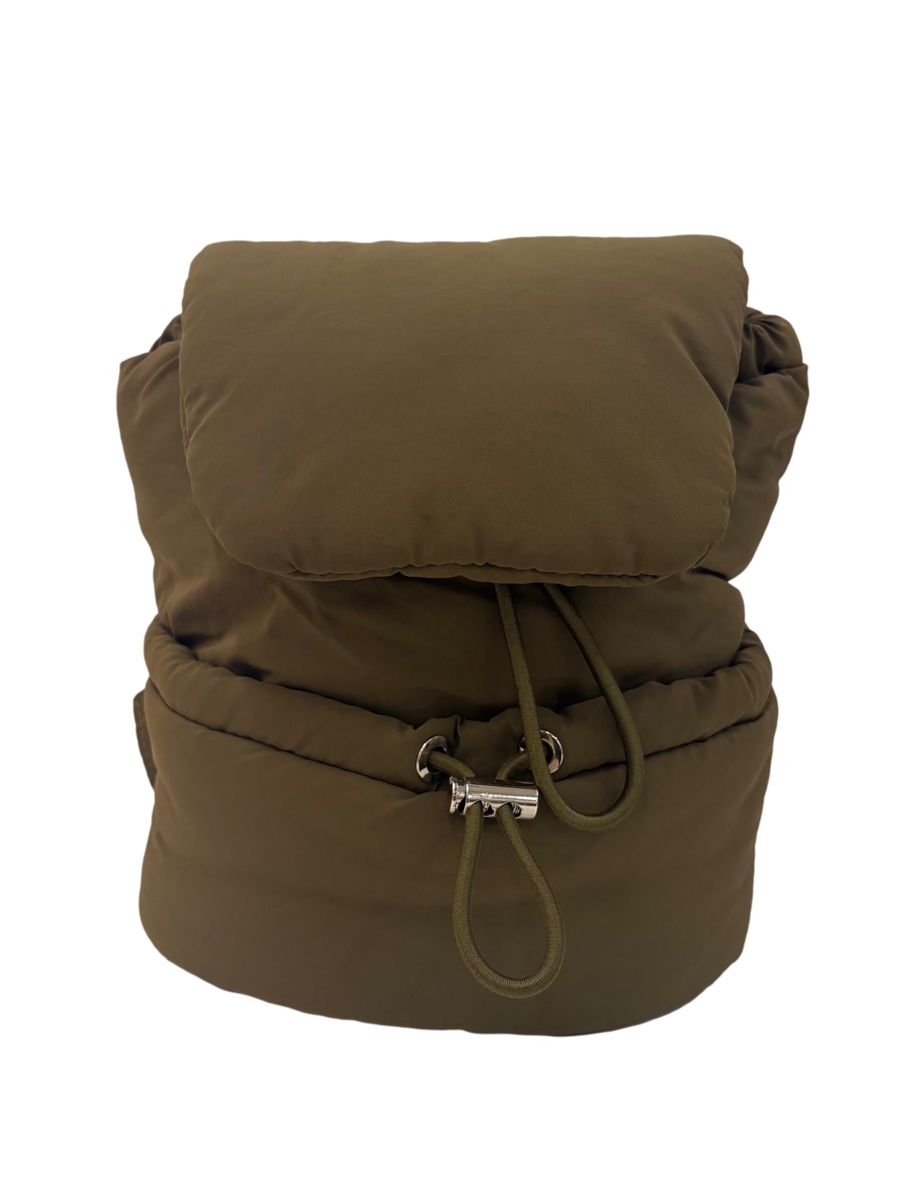 Olive Nylon Renn Mini Backpack