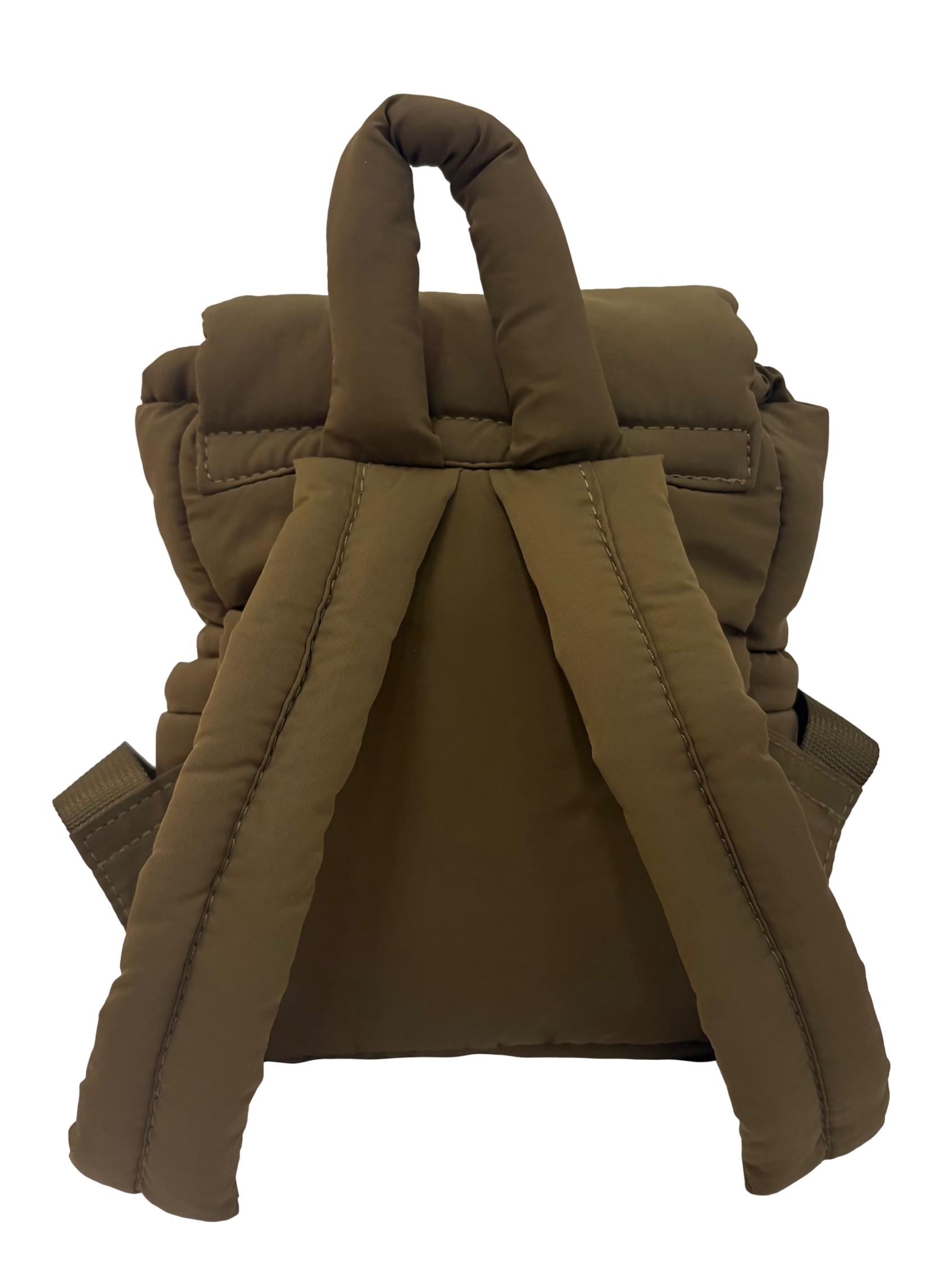 Olive Nylon Renn Mini Backpack