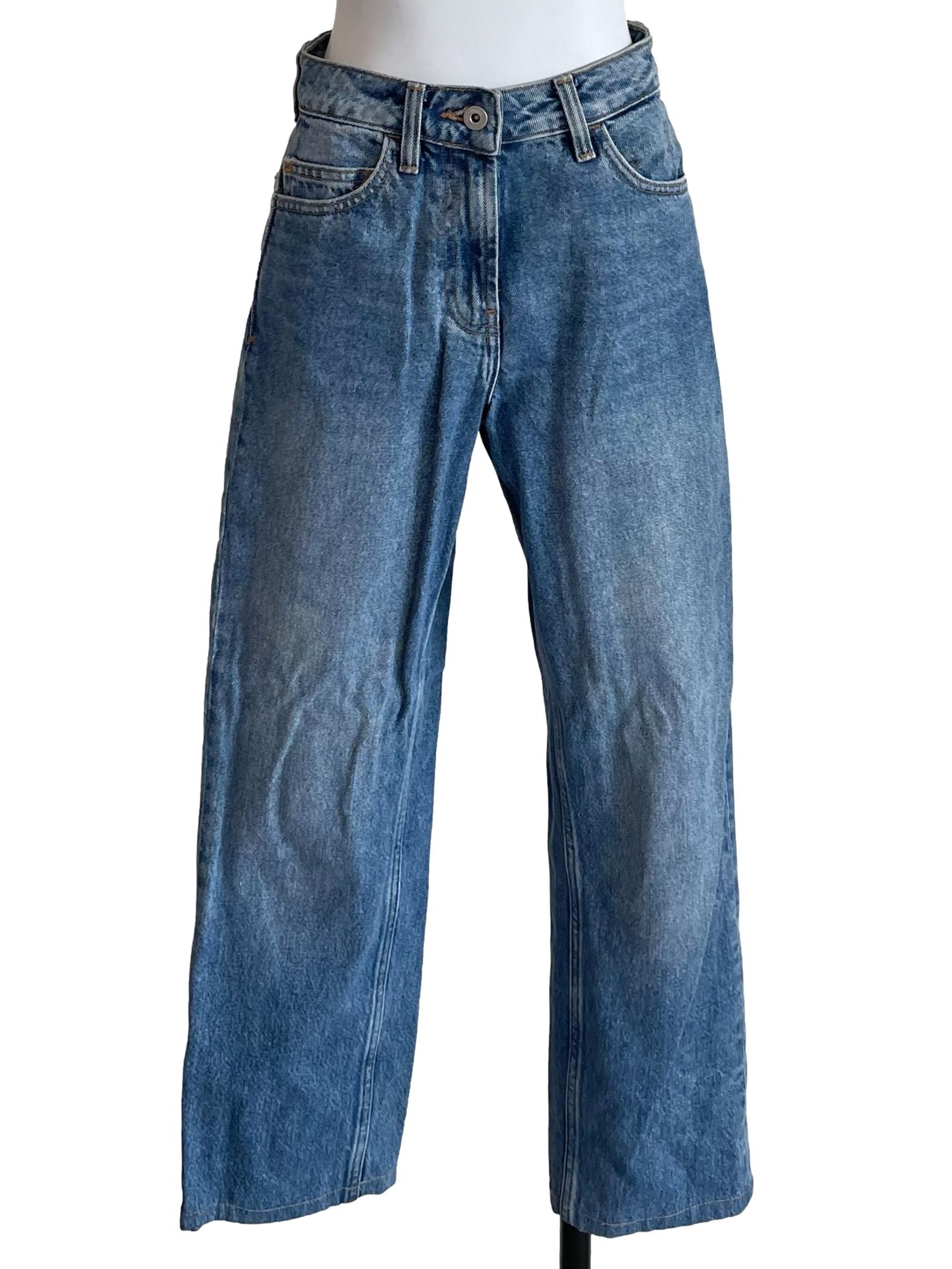 Blue Straight Fit Jeans