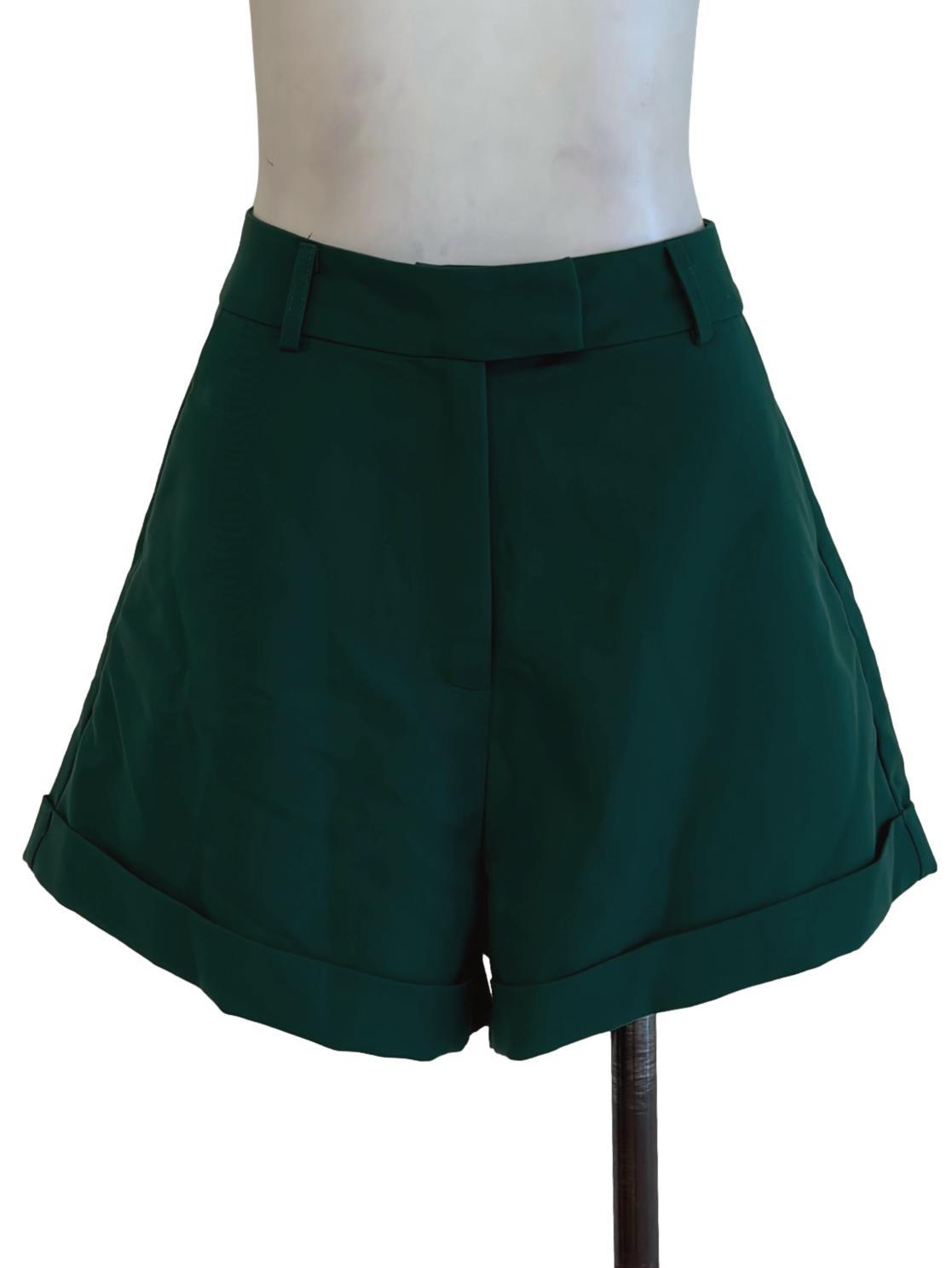 Fern Green Unlined Casual Shorts YHF